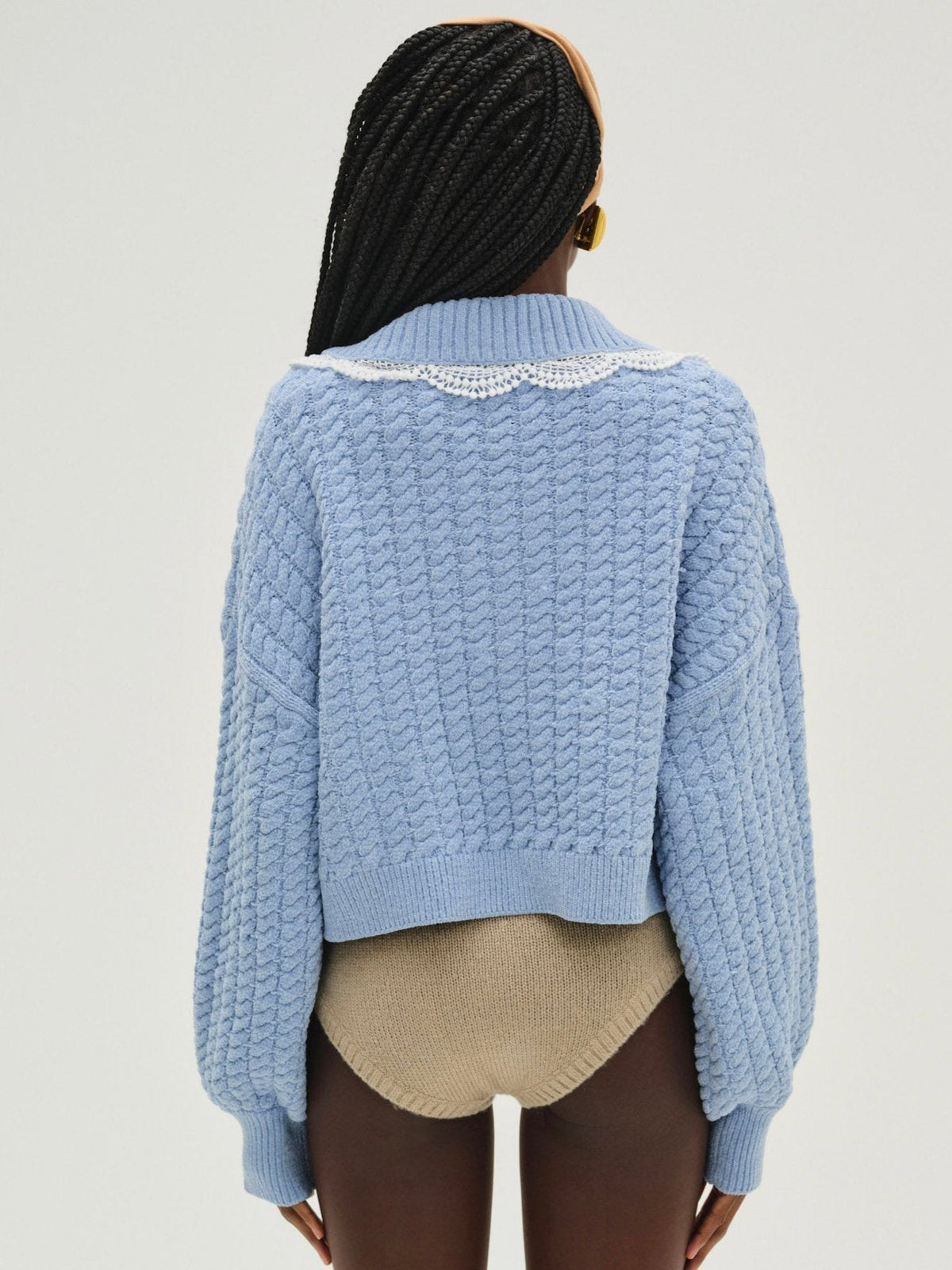 Tierra Knit Jacket - Blue