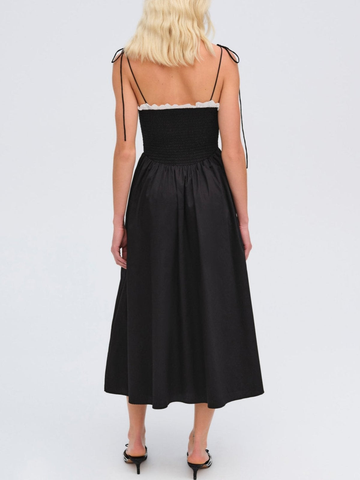 Bethany Midi Dress - Black
