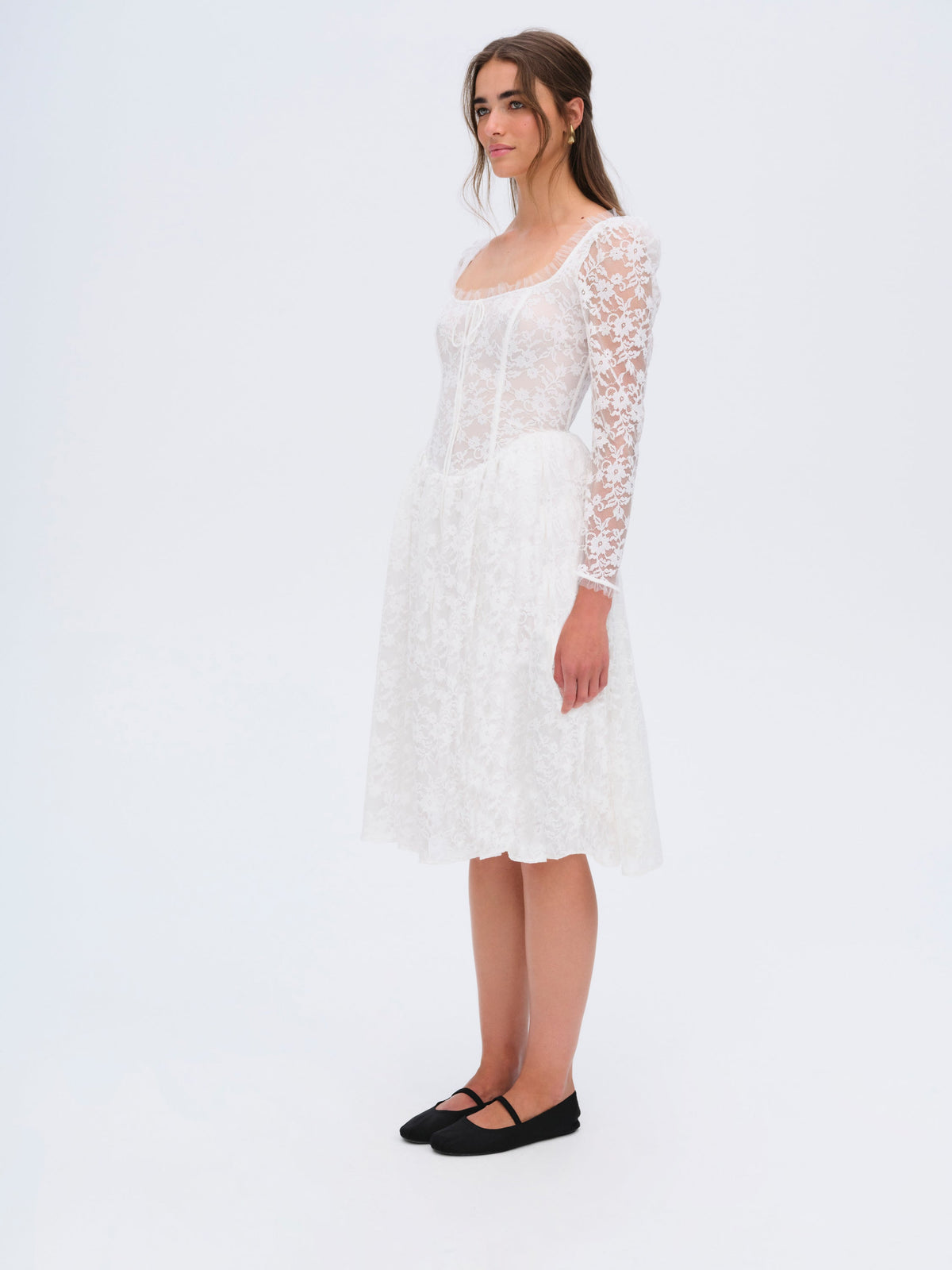 Camdyn Midi Dress - White