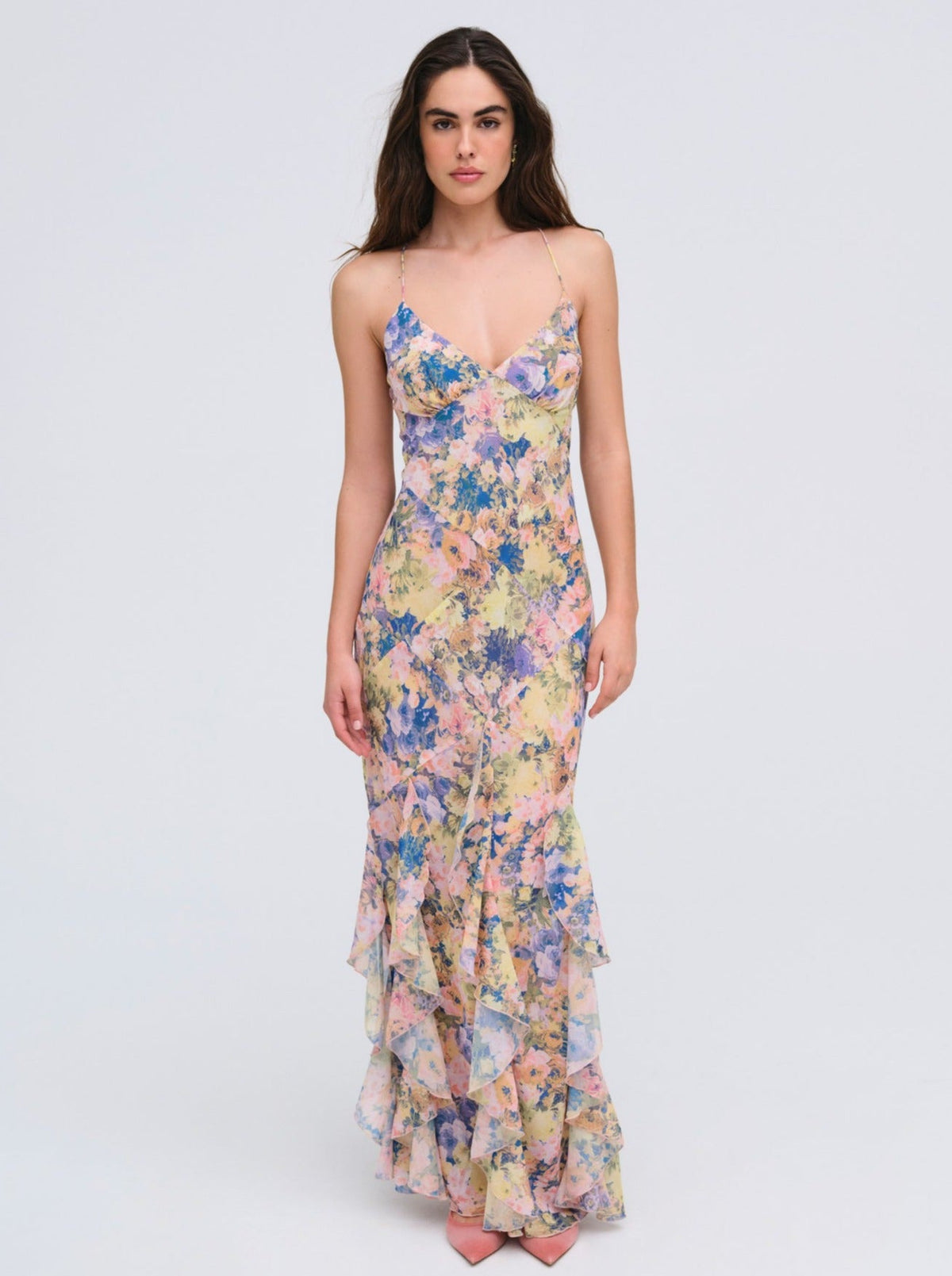 Elea Maxi Dress - Pink