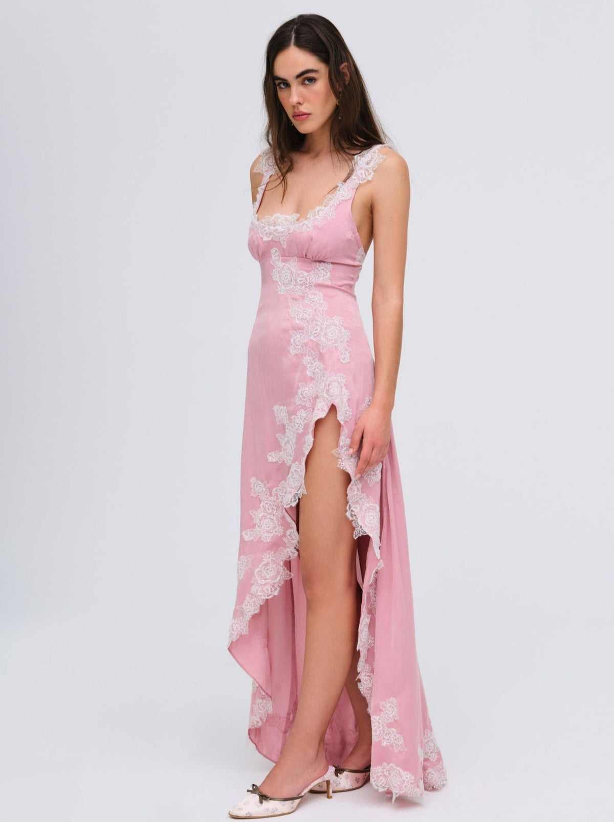 Clemence Maxi Dress - Pink