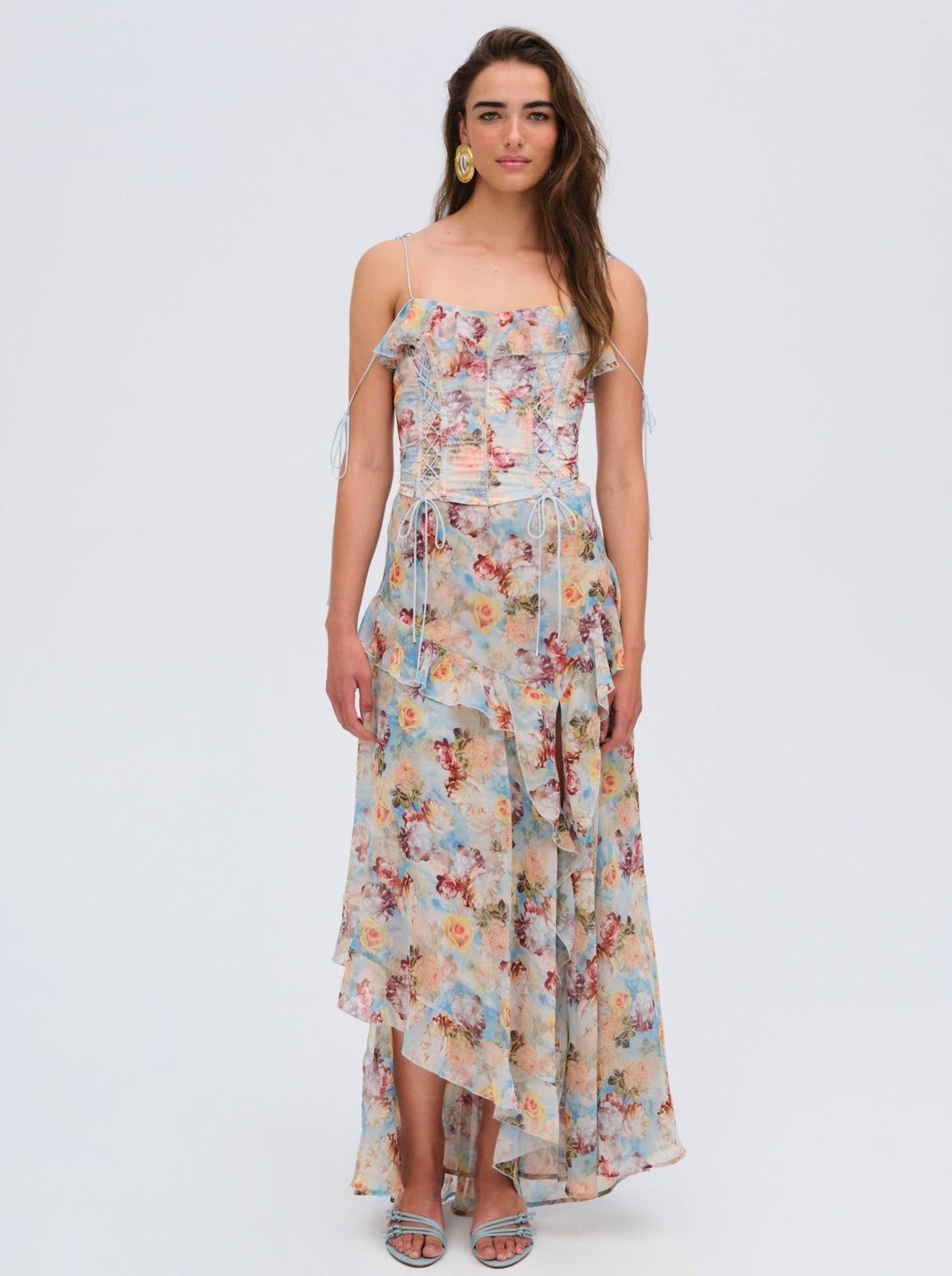 Constance Maxi Dress - Blue
