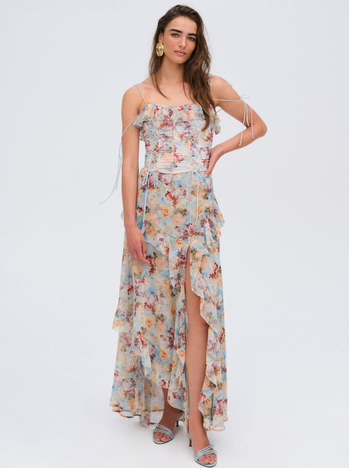 Constance Maxi Dress - Blue