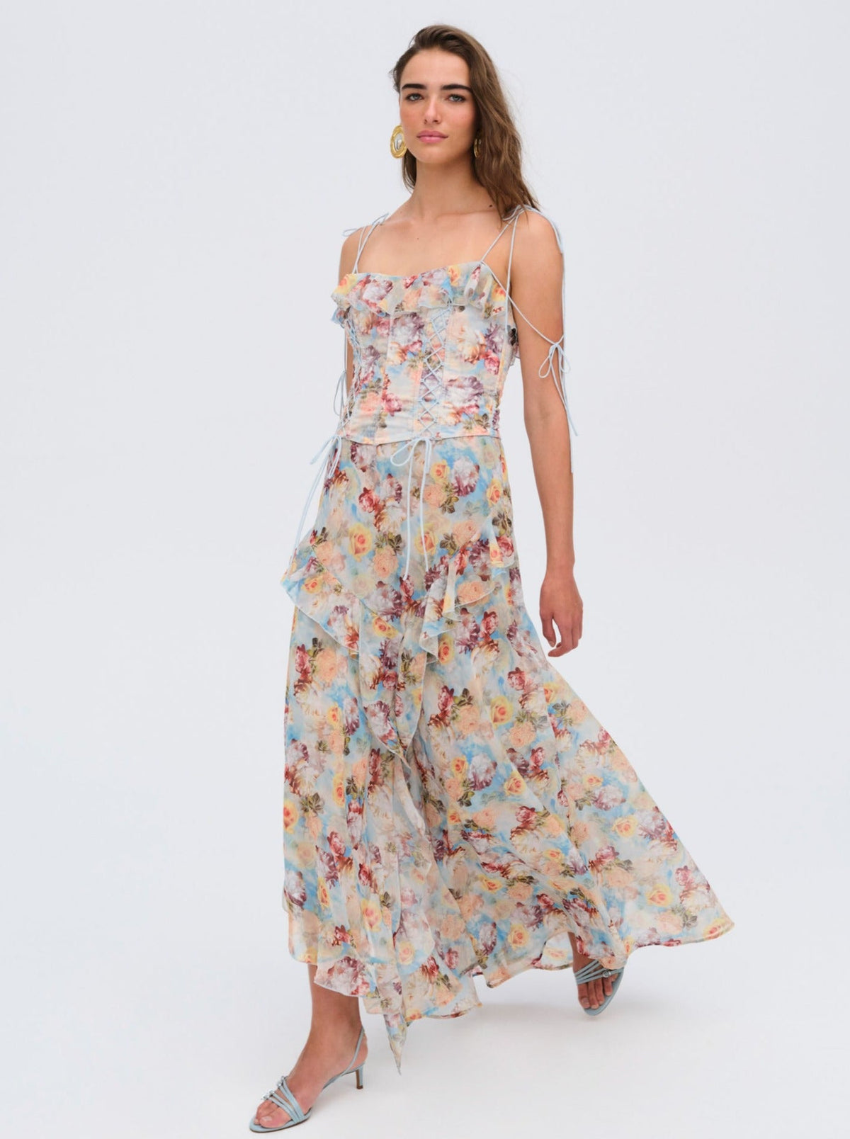 Constance Maxi Dress - Blue