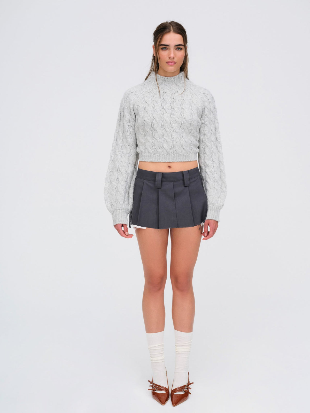Lise Chunky Sweater - Grey
