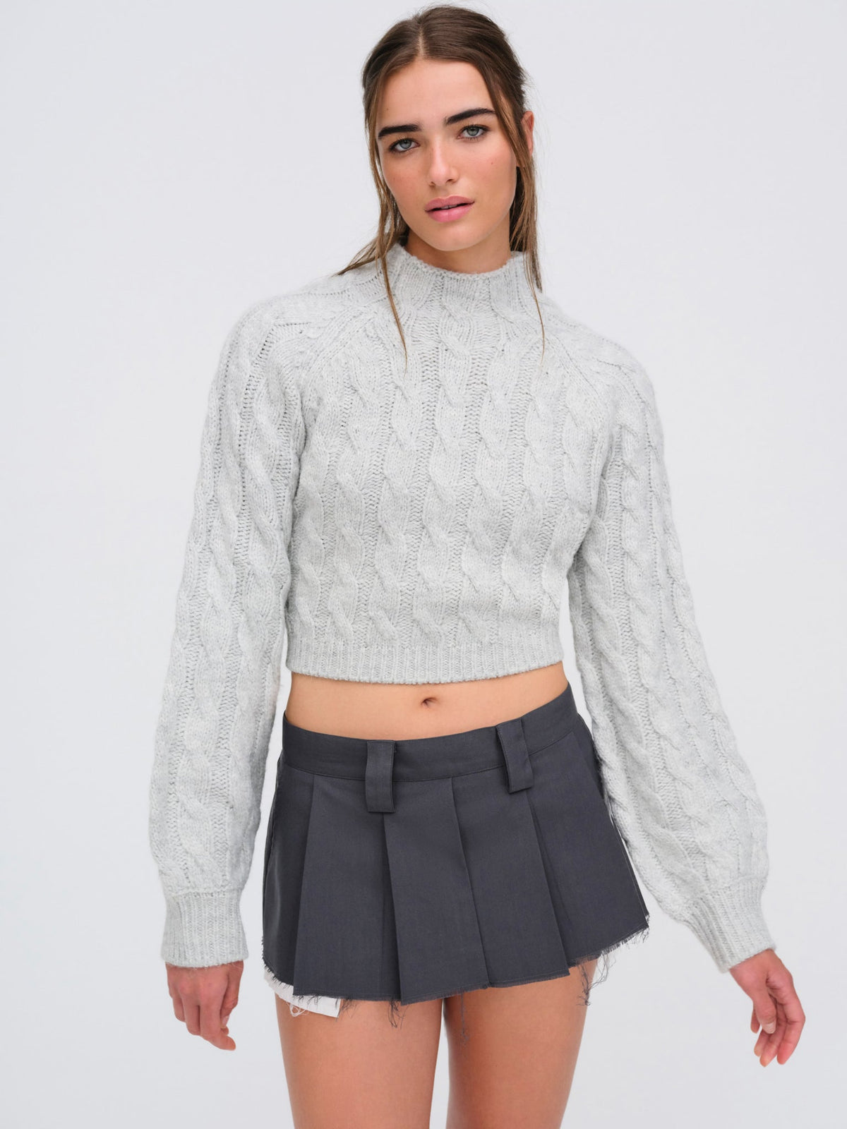 Lise Chunky Sweater - Grey
