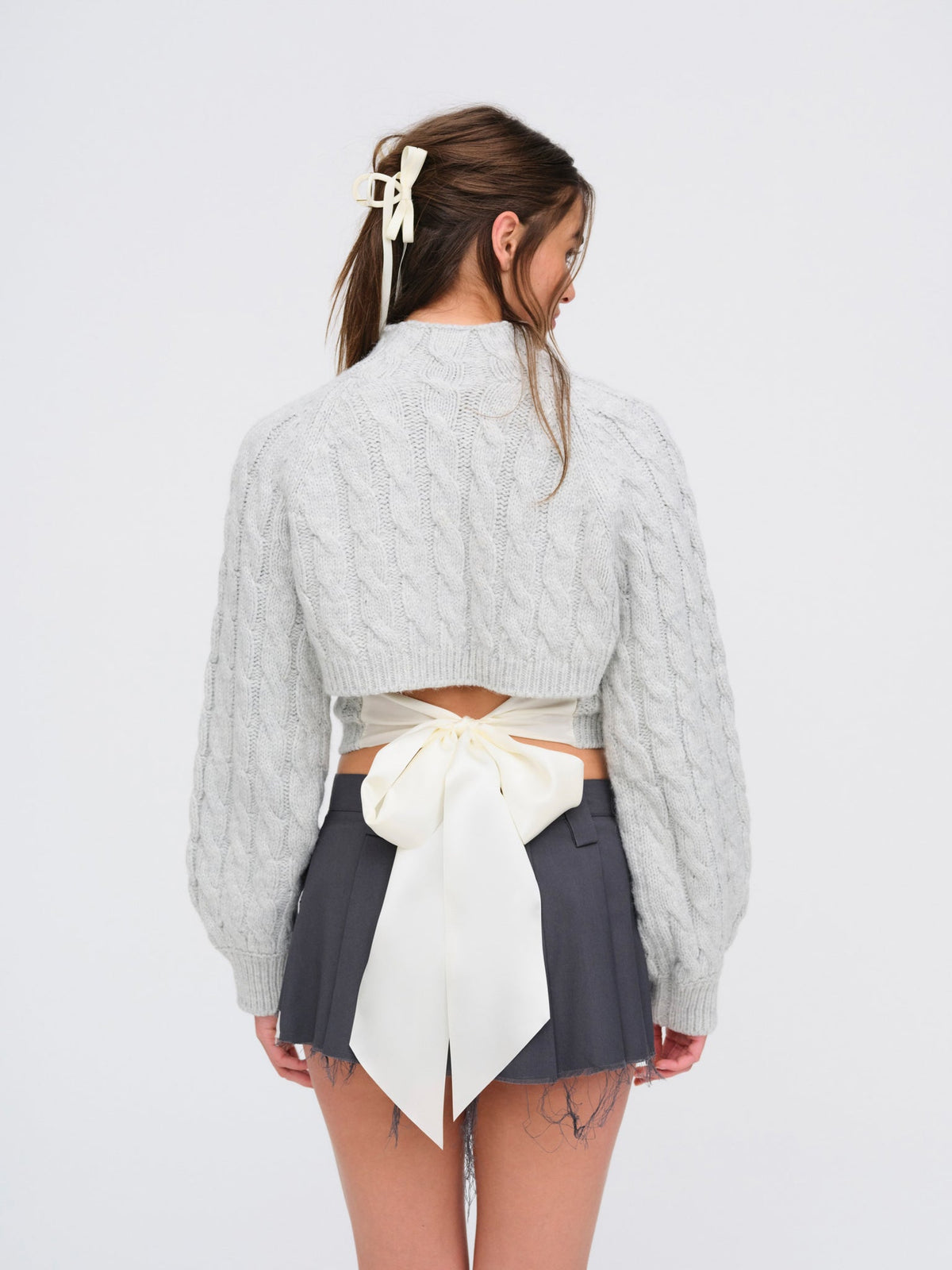 Lise Chunky Sweater - Grey