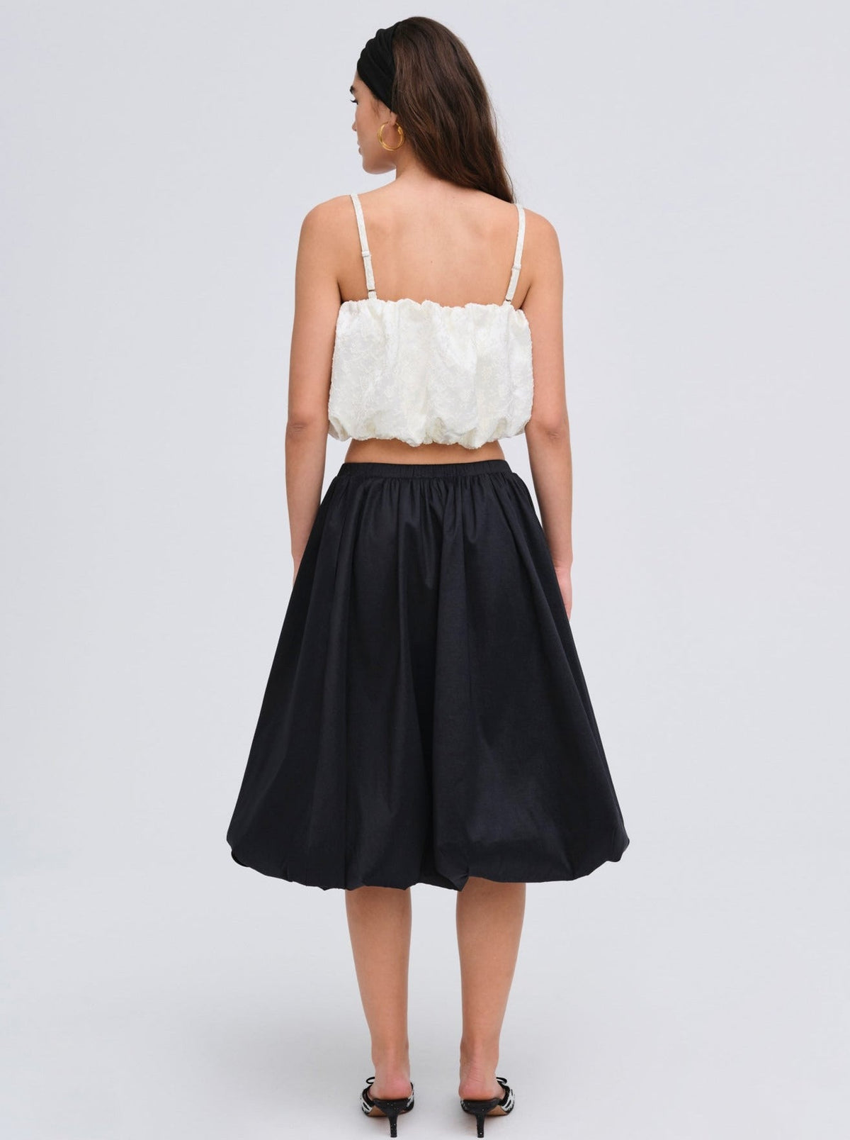 Lorenne Crop Top - White
