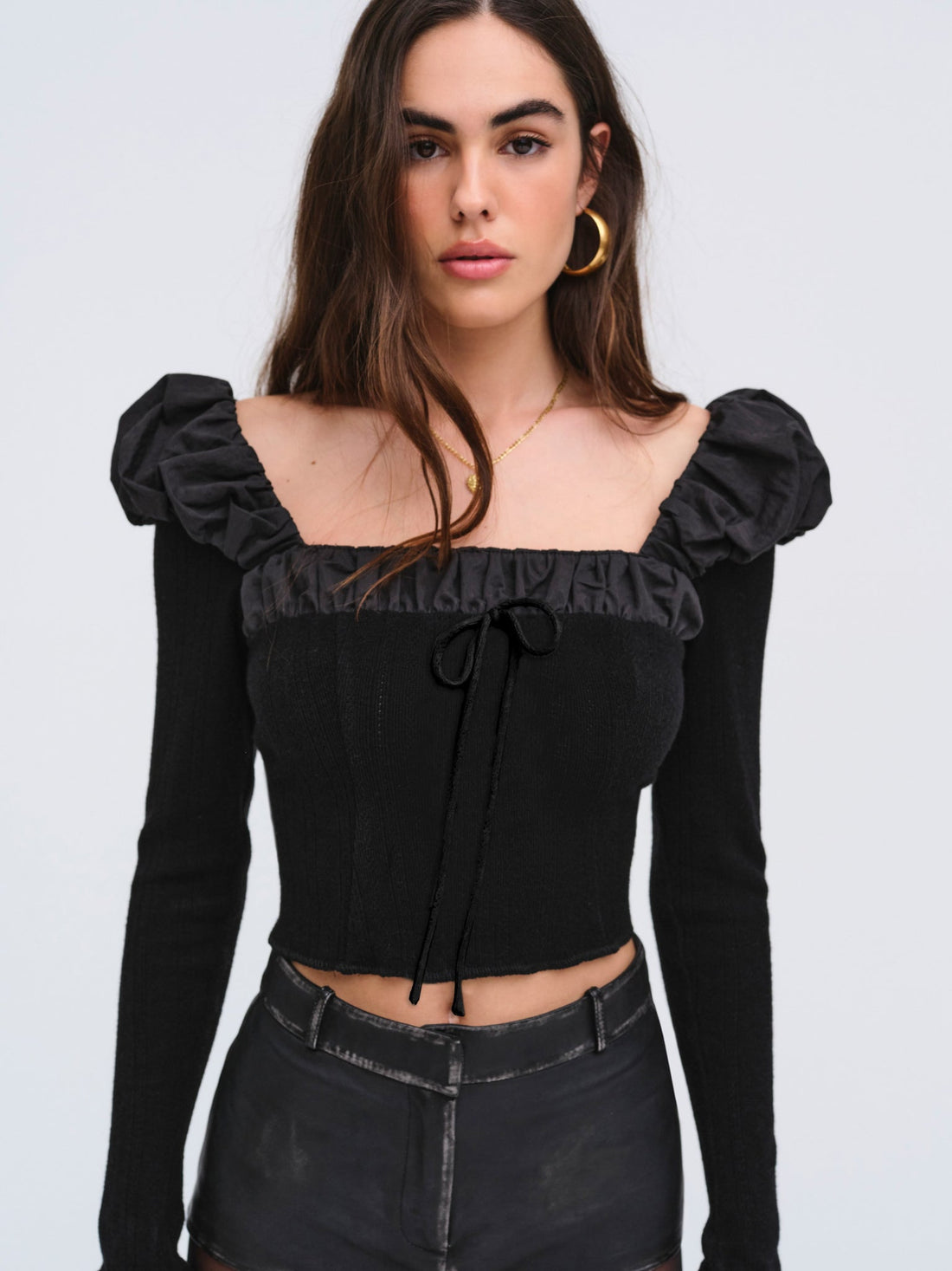 Aliyah Pointelle Top