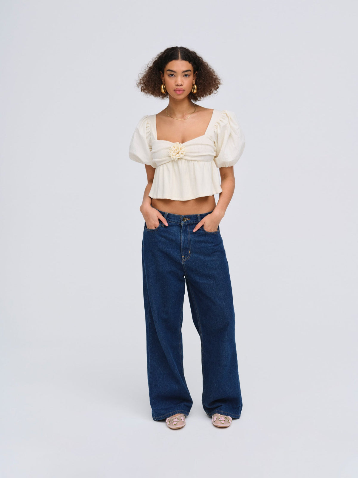 Valencia Top - Cream