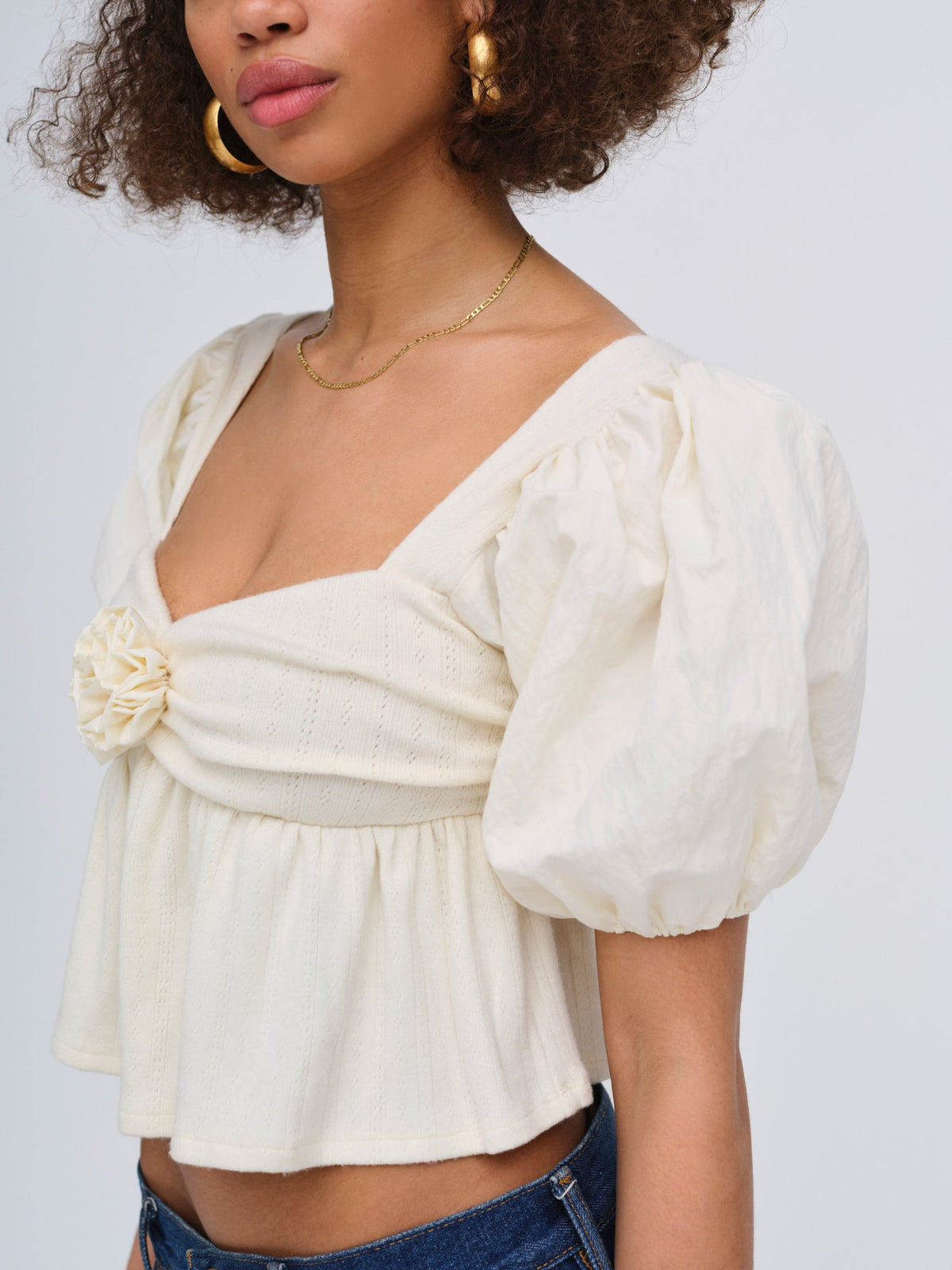 Valencia Top - Cream
