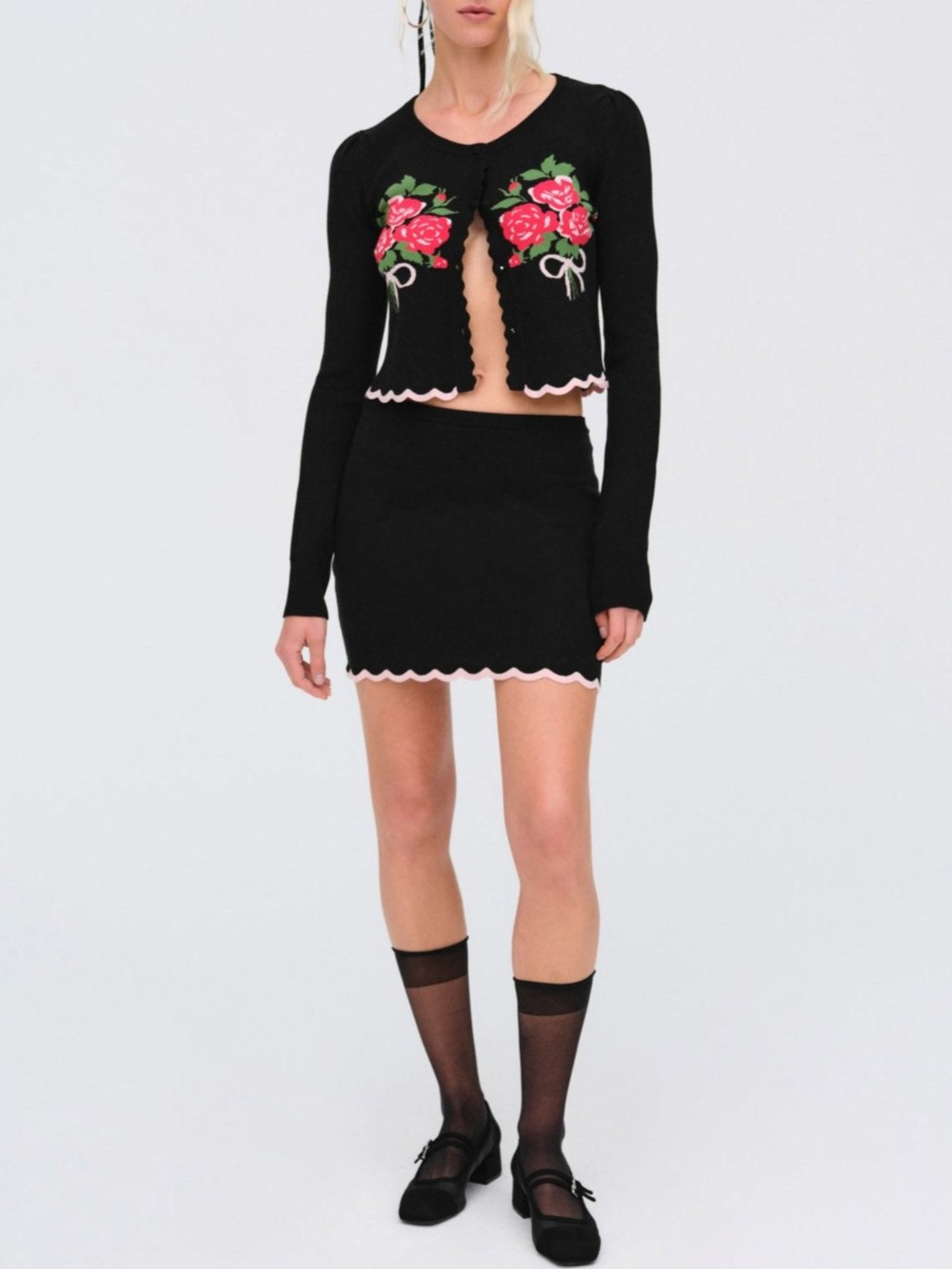 Donella Knit Cardigan - Black