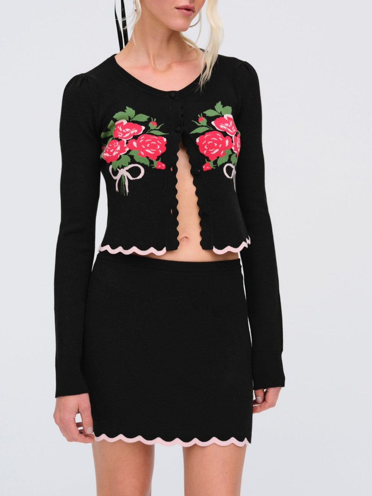 Donella Knit Cardigan - Black