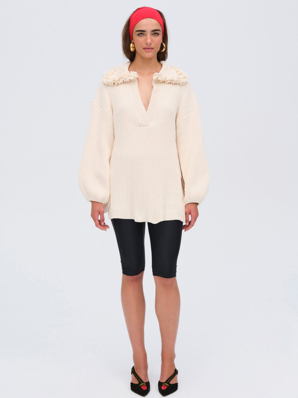 Rey Knit Tunic - Cream
