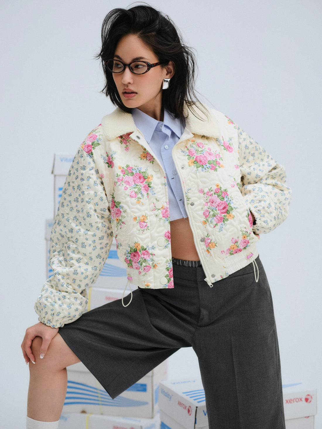 Marlee Cropped Puffer Coat