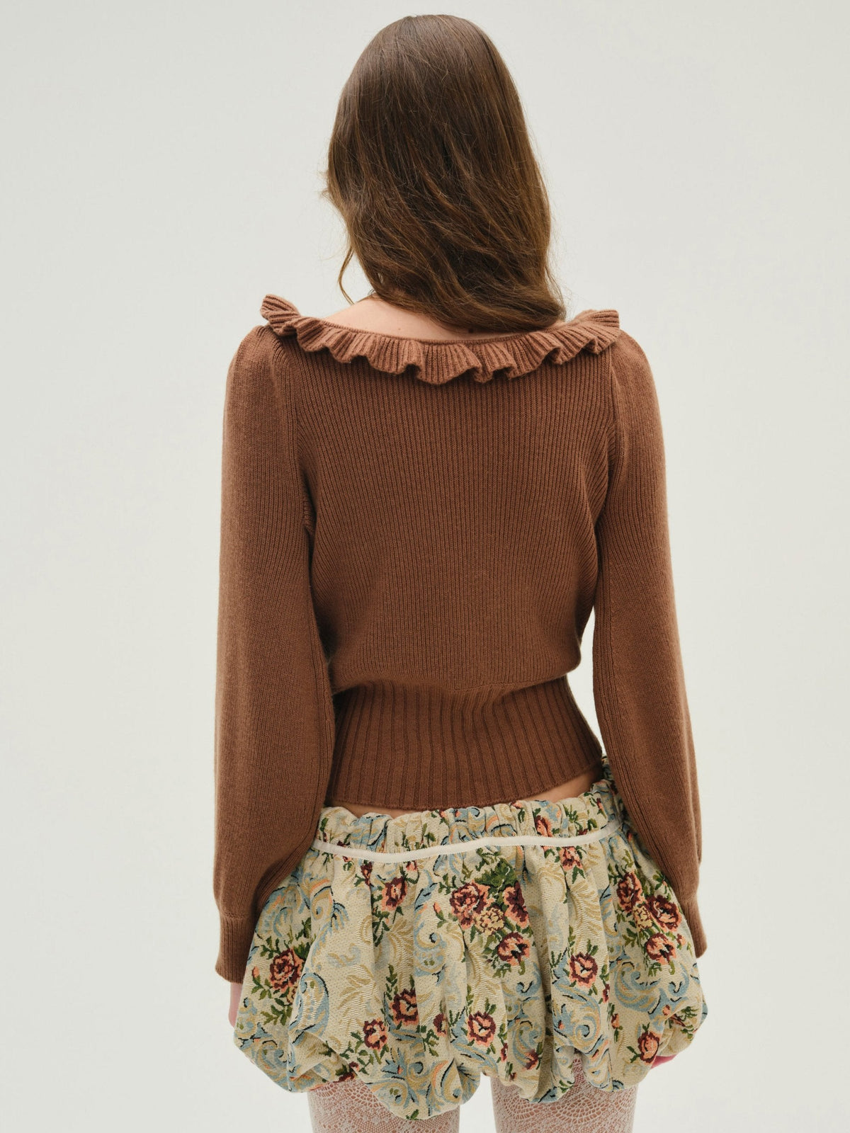 Miranda Knit Top - Brown