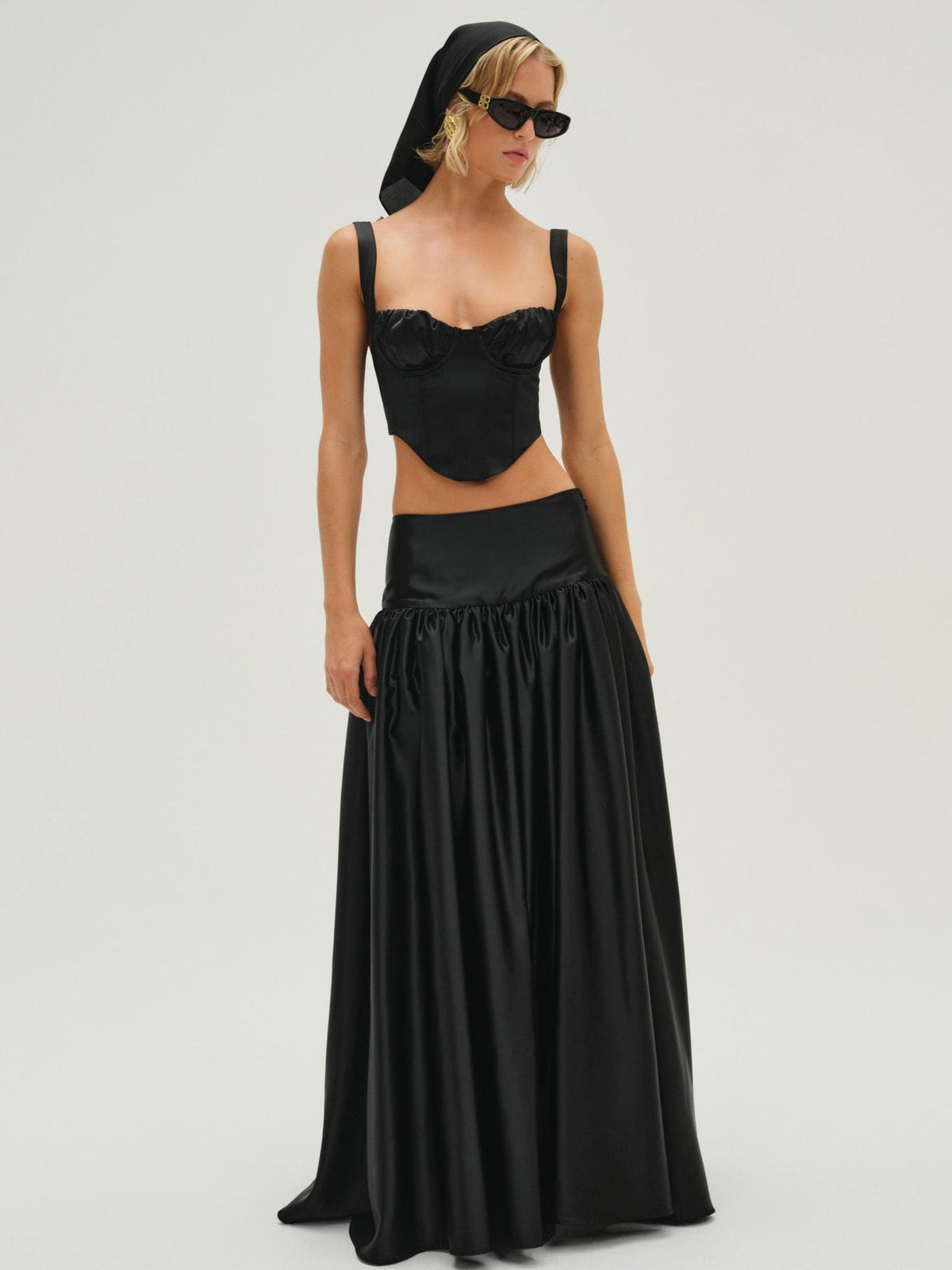 Nelly Corset Top - Black