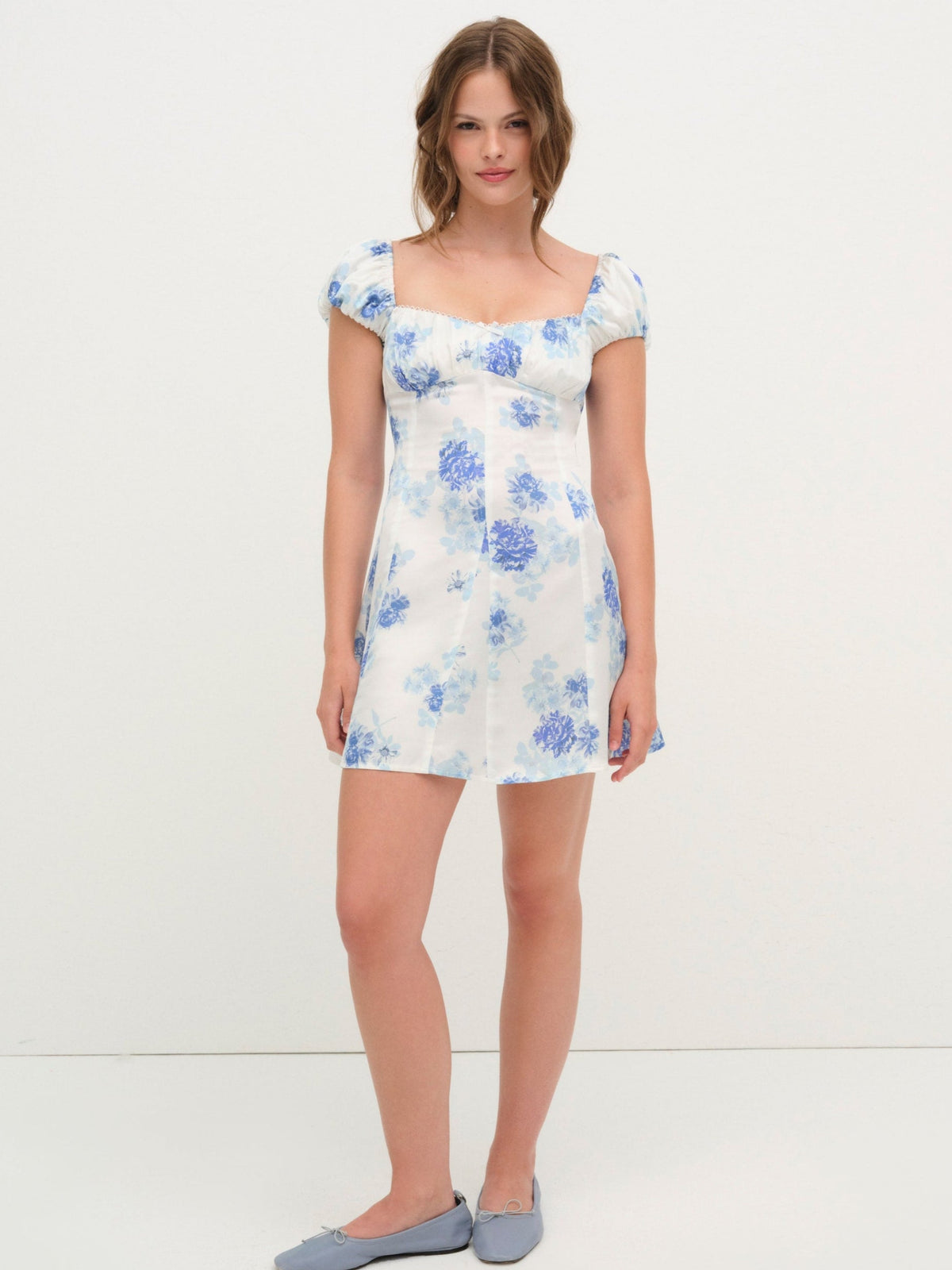 Antonia Mini Dress - Blue