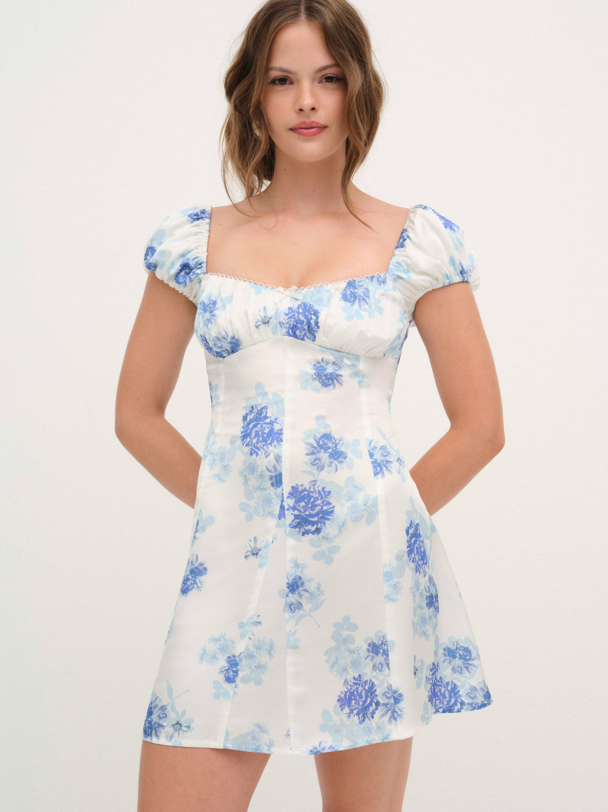 Antonia Mini Dress - Blue