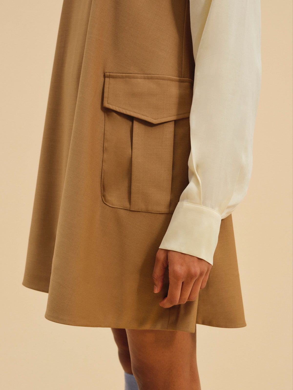Elanah Mini Dress - CAMEL
