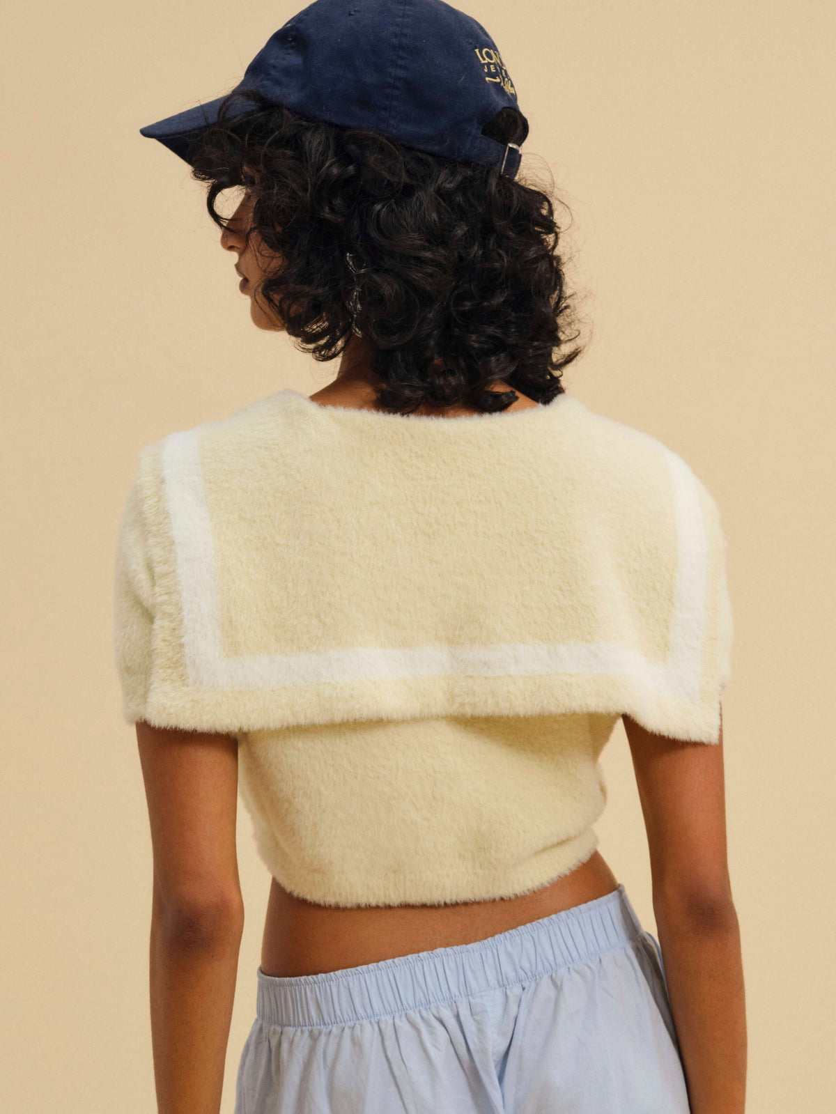 Kimmy Sailor Sweater Top - Yellow