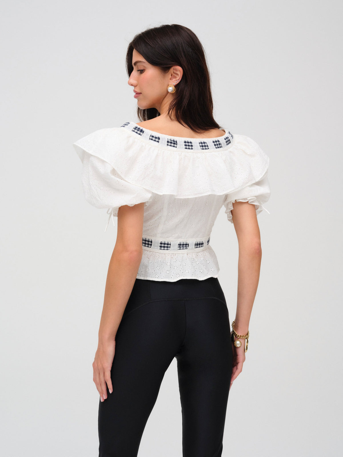Ruby Ribbon Top - White
