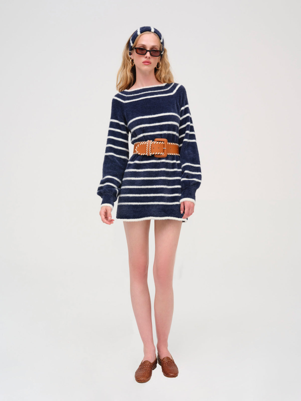 Sally Knit Dress - Navy