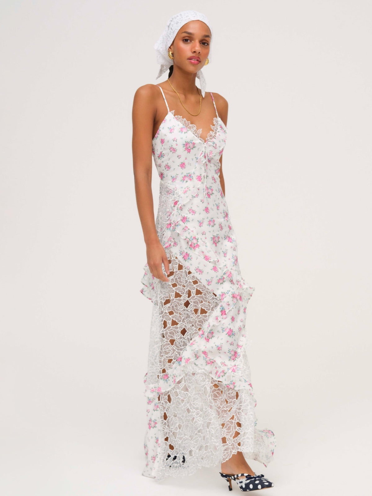 Josalyn Maxi Dress - White