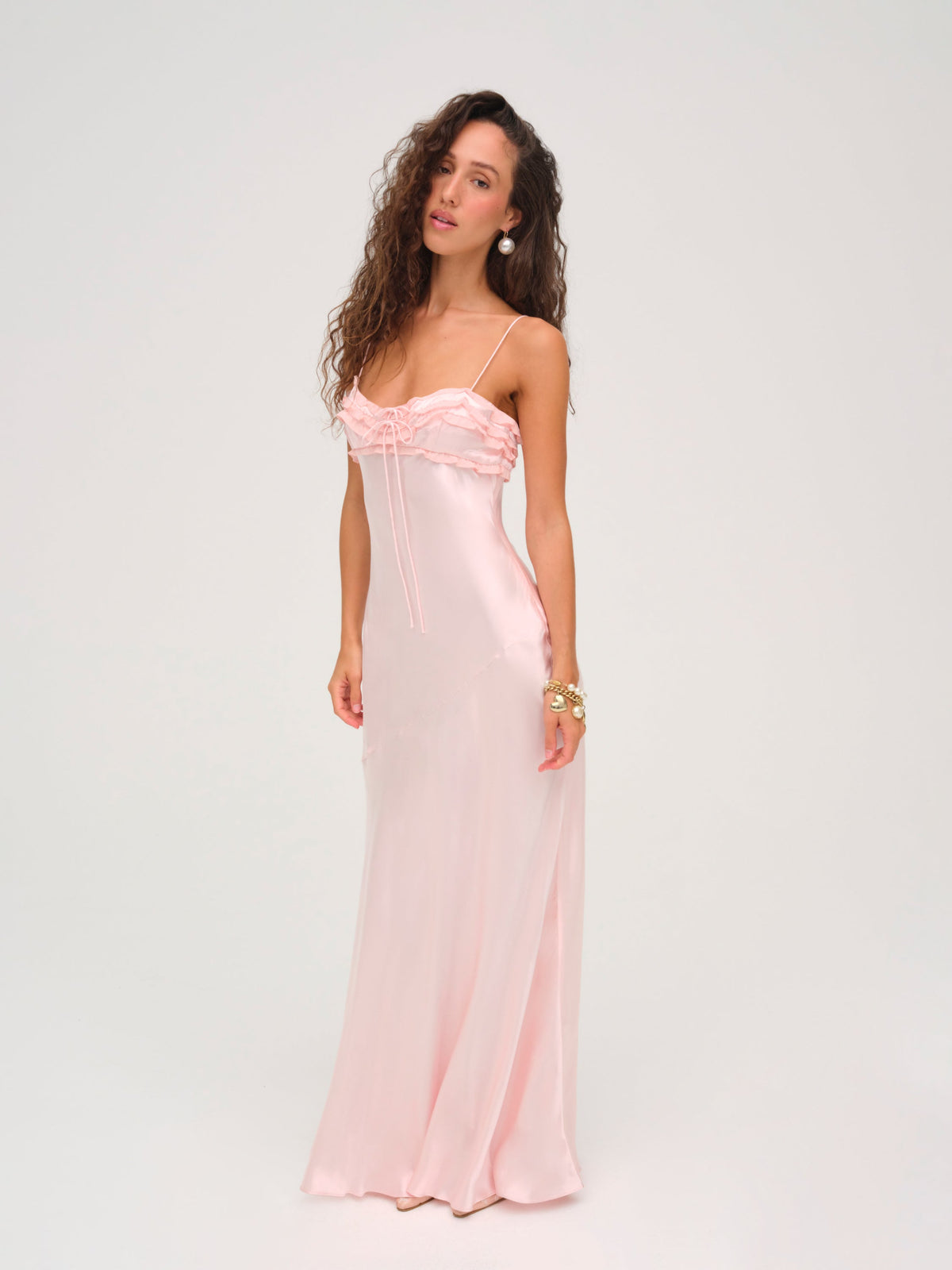 Natalie Maxi Dress - Baby Pink