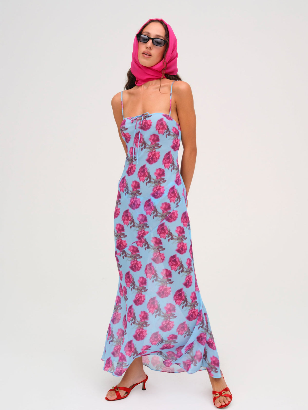 Marina Maxi Dress - Blue