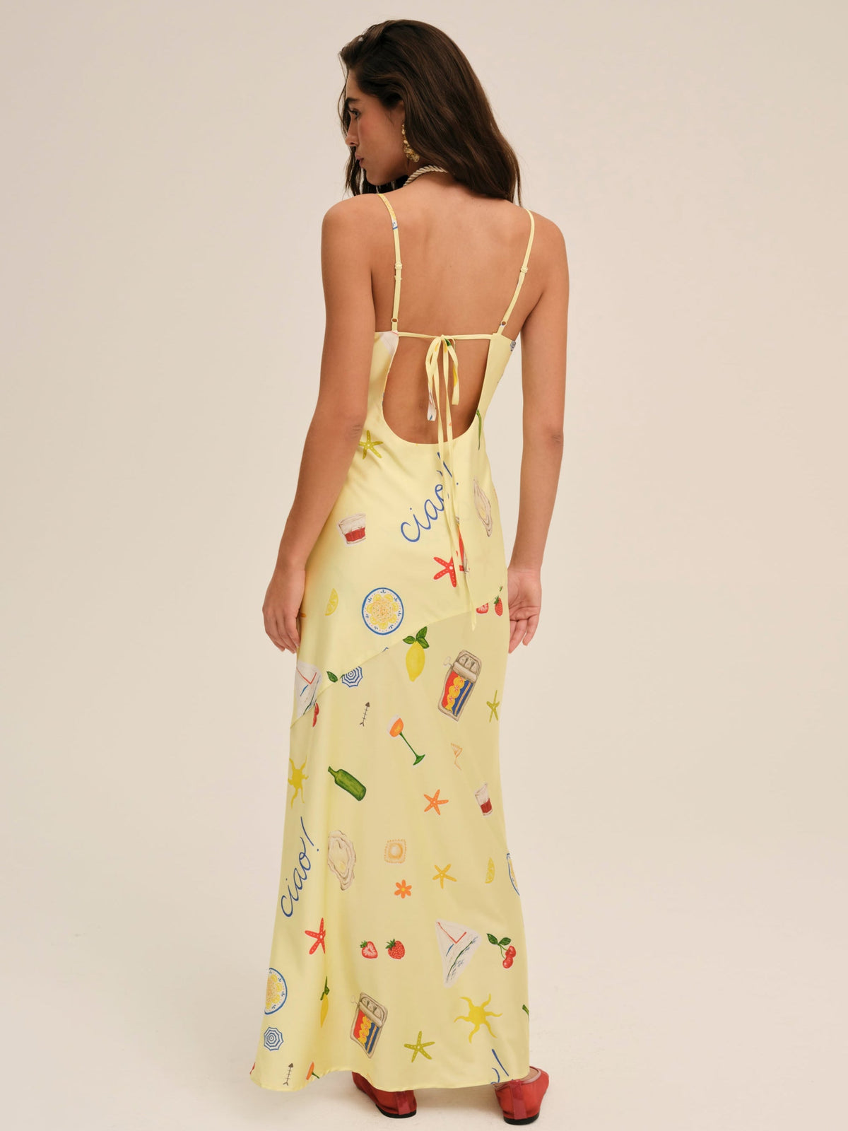 Huda Maxi Dress - Yellow