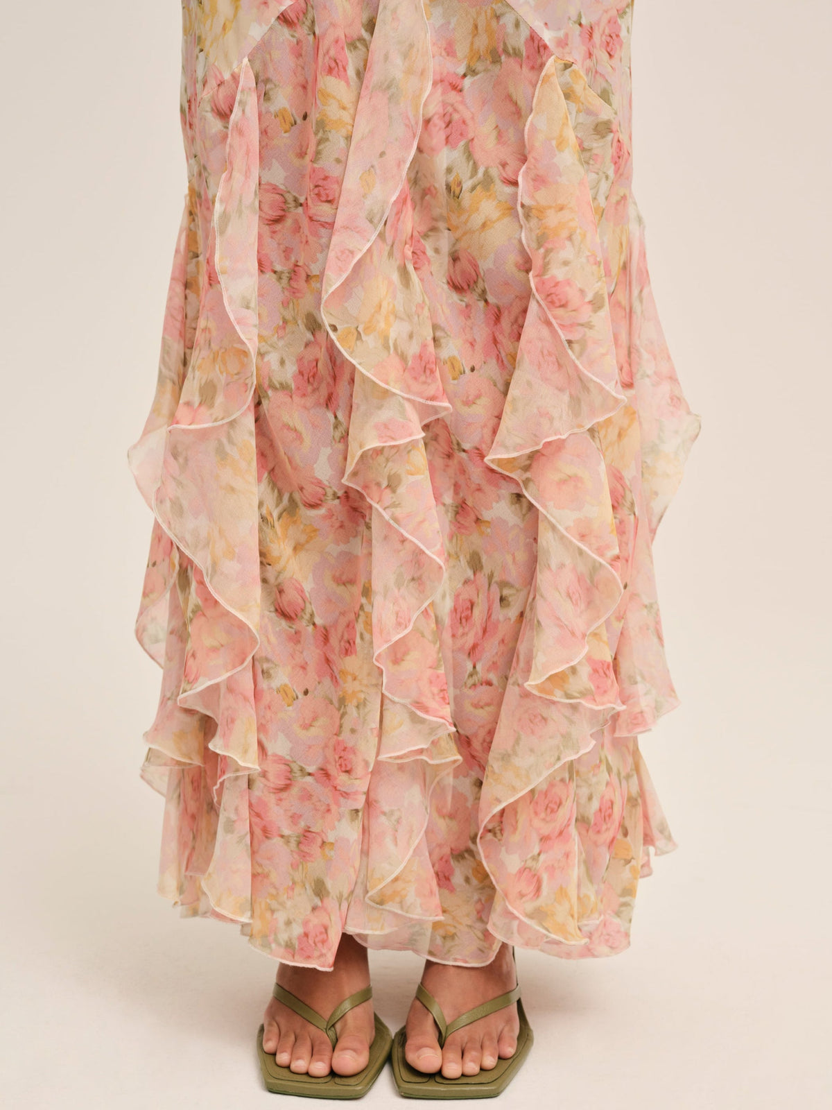 Elea Maxi Dress - Peach