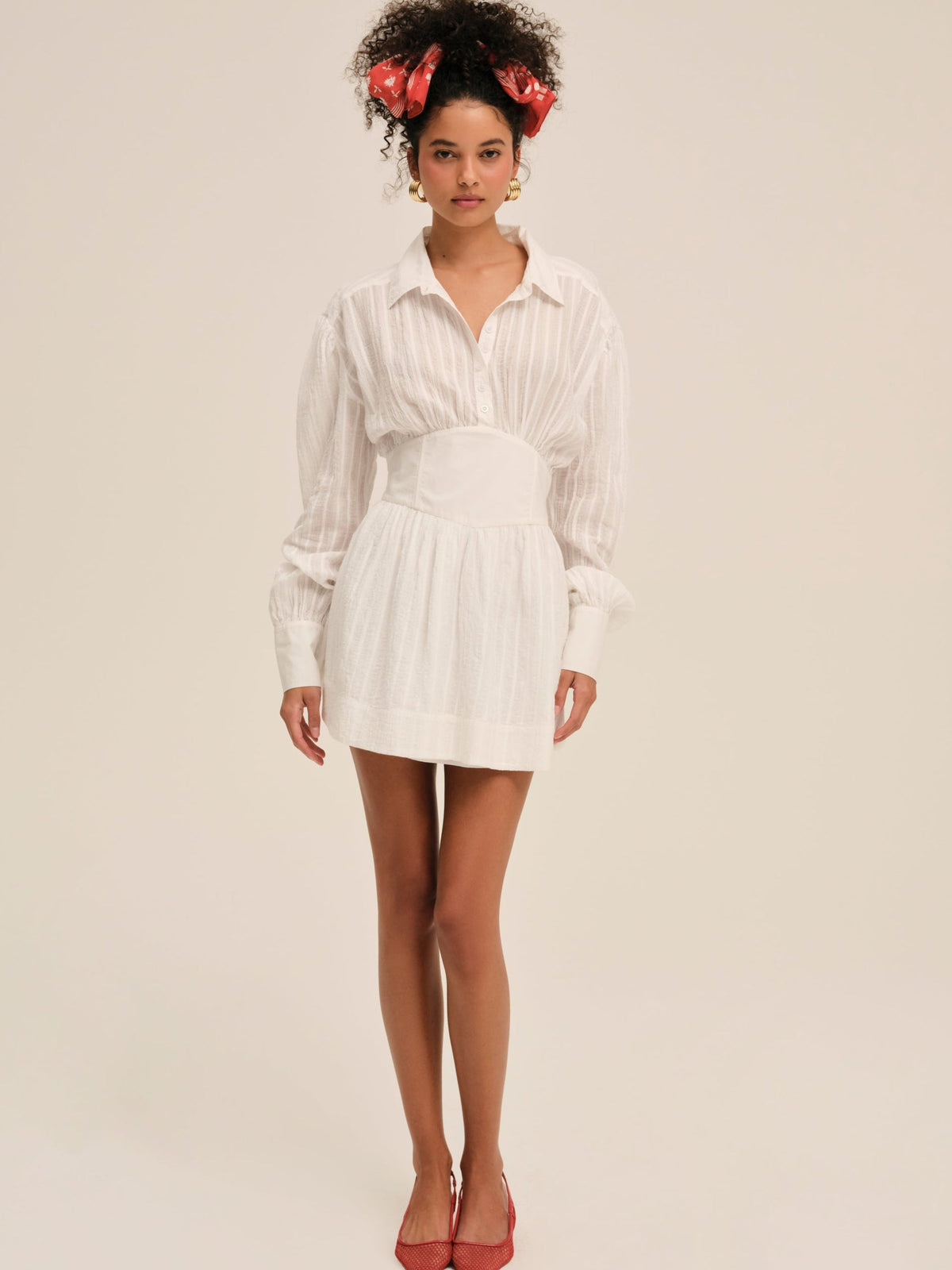 Charlie Mini Dress - White
