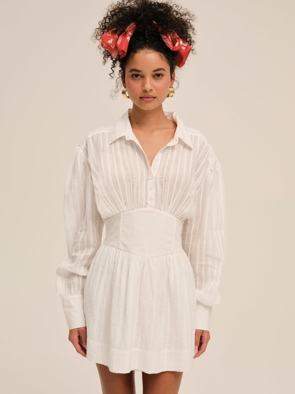 Charlie Mini Dress - White