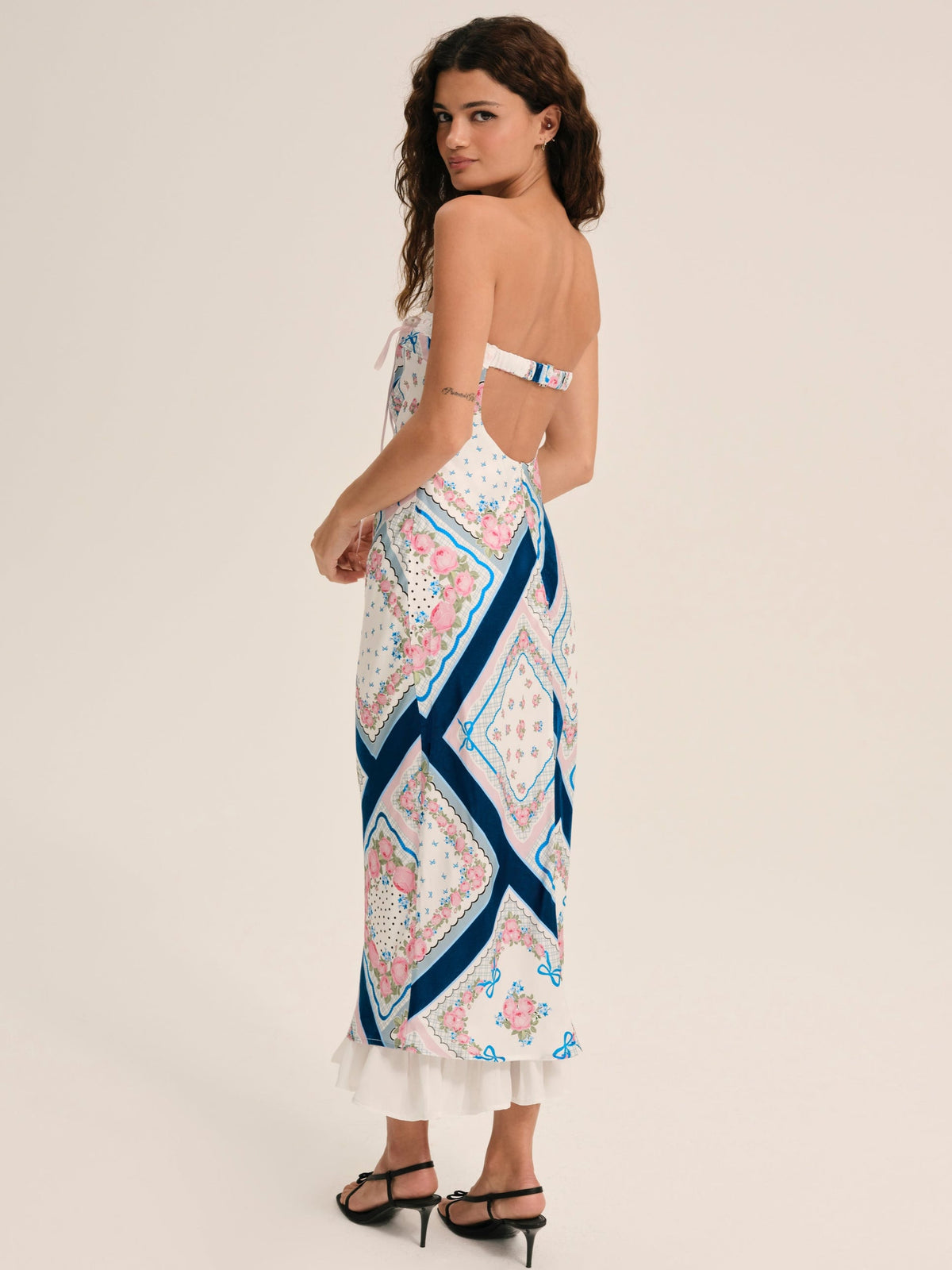 Daisy Mae Midi Dress - Blue