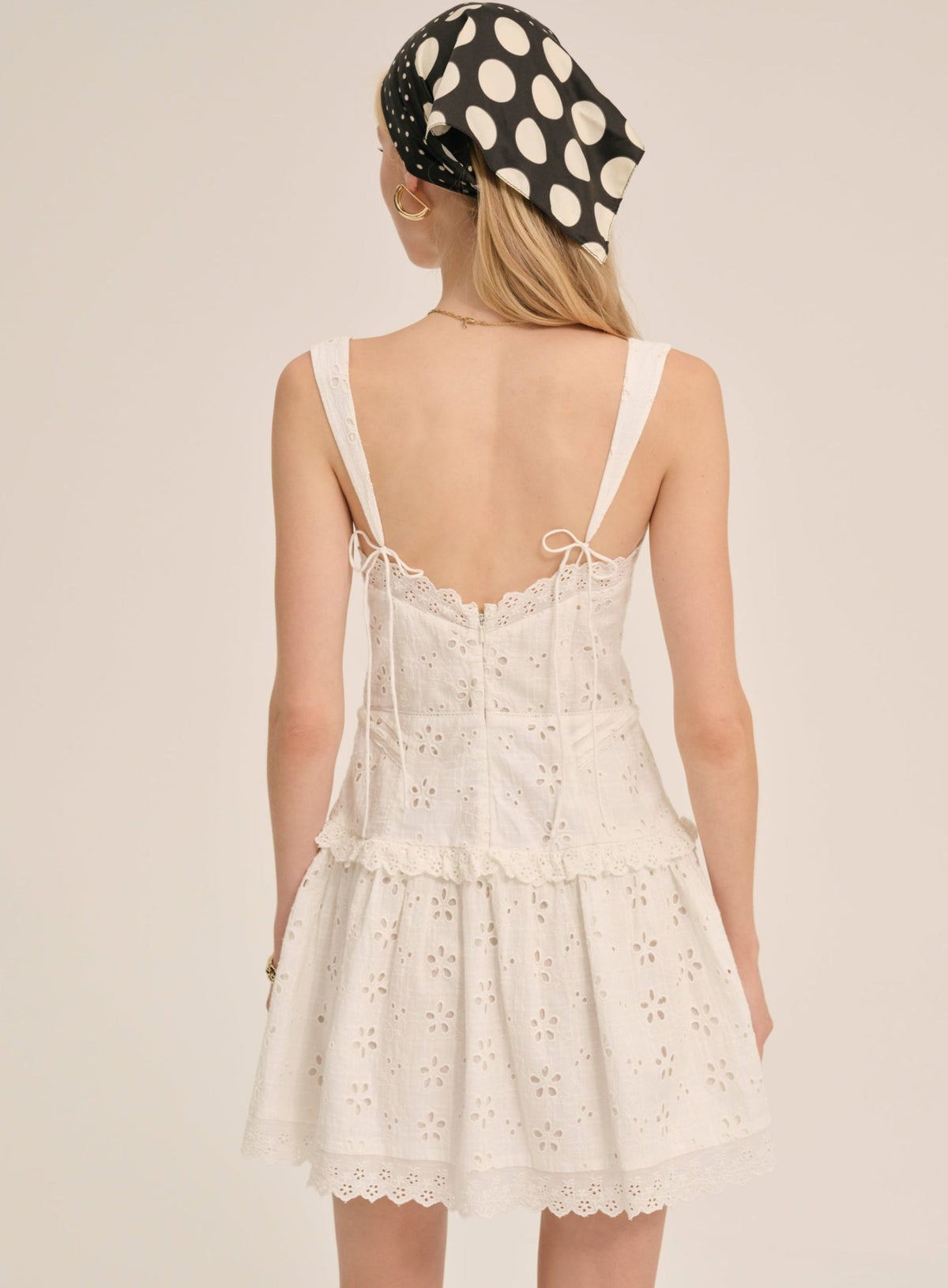 Dreamy Daisy Mini Dress - White
