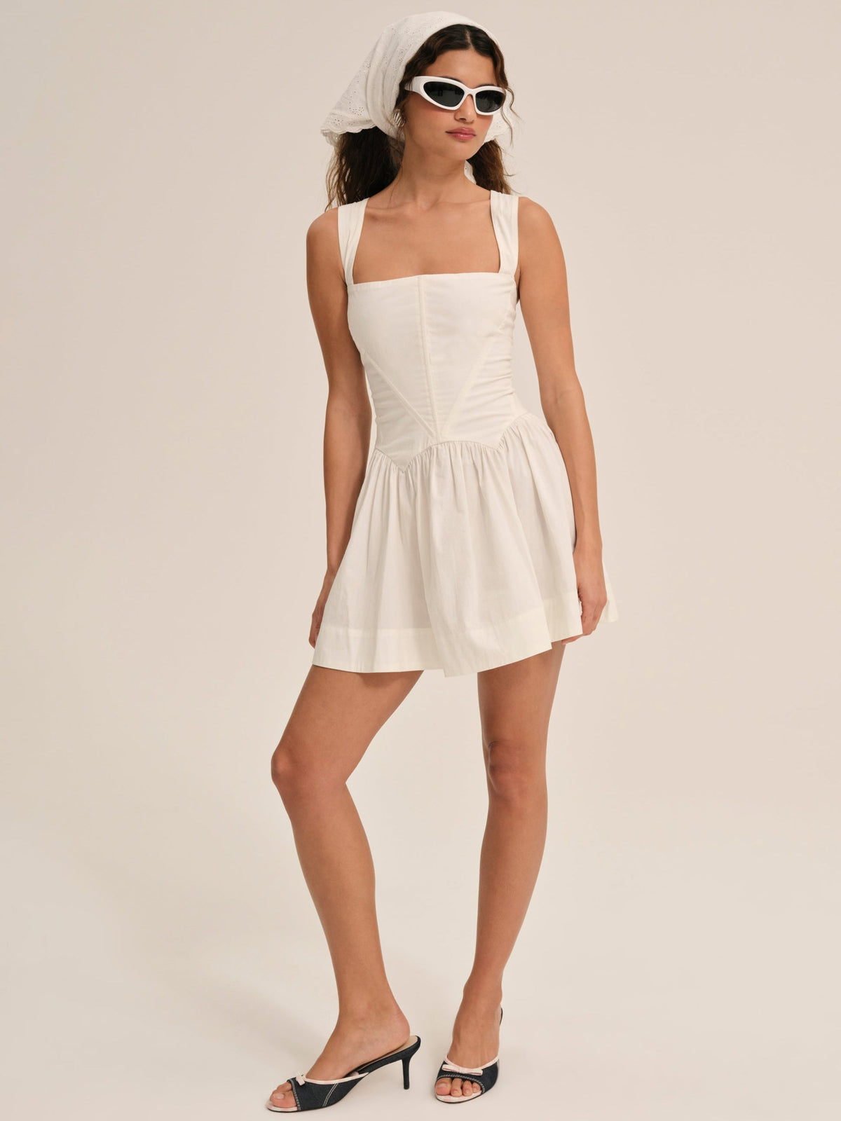 Chloe Mini Dress - White