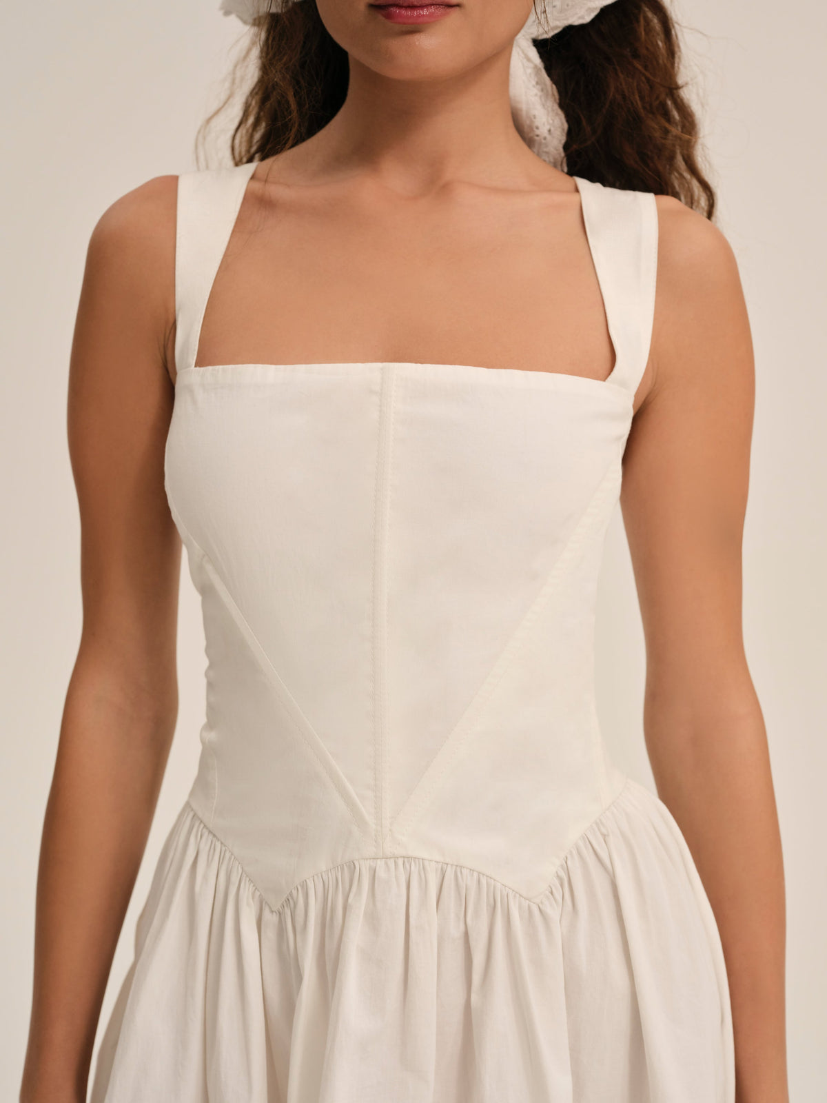 Chloe Mini Dress - White