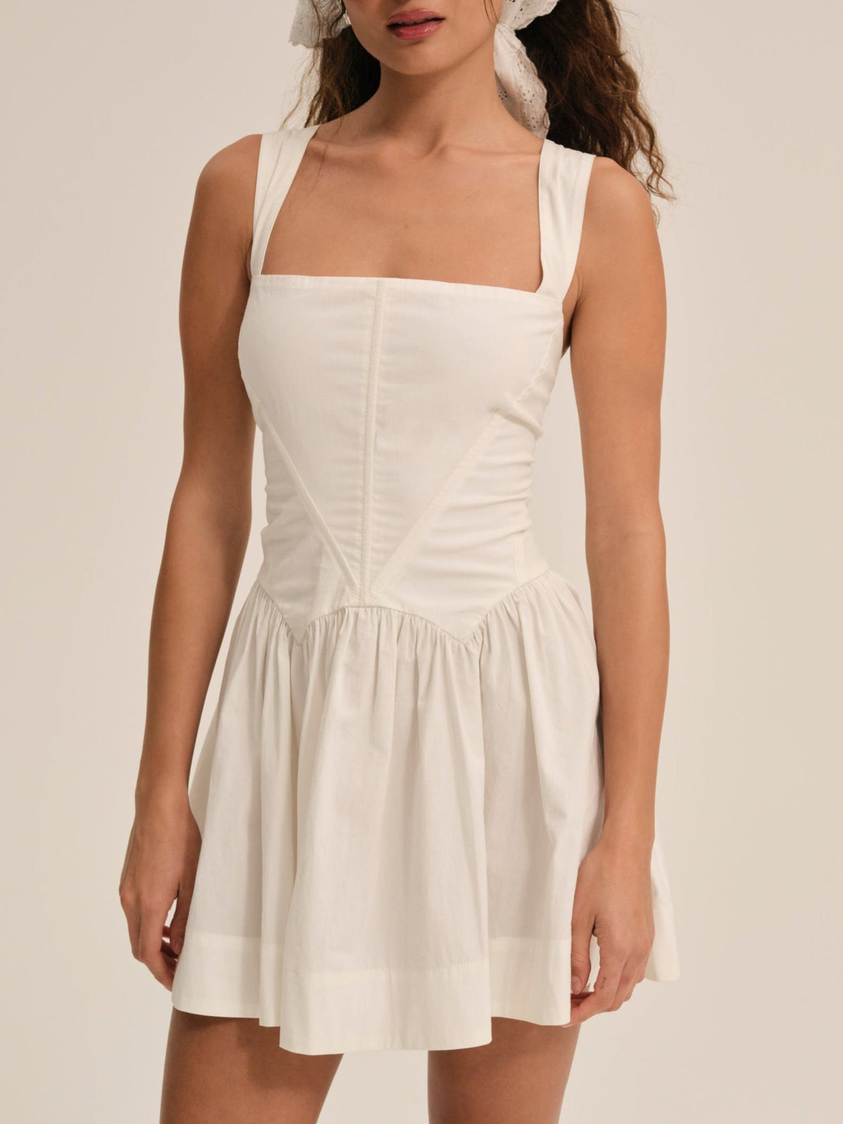 Chloe Mini Dress - White