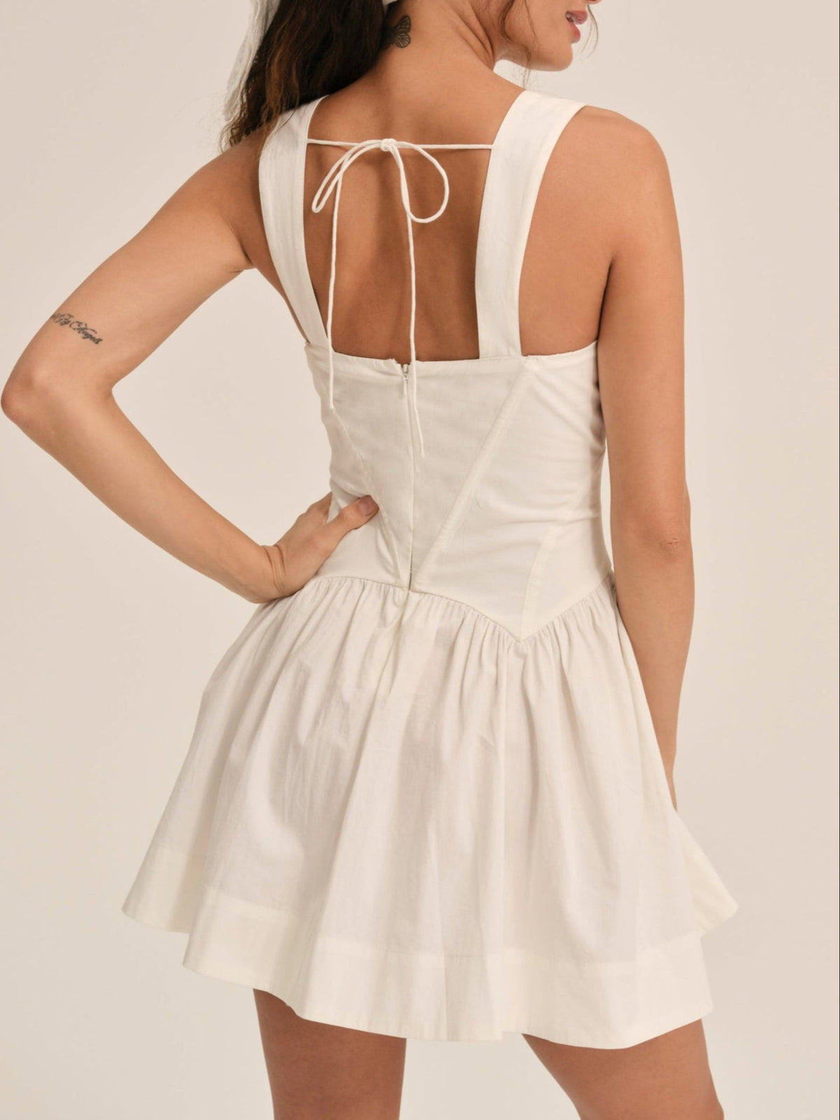 Chloe Mini Dress - White