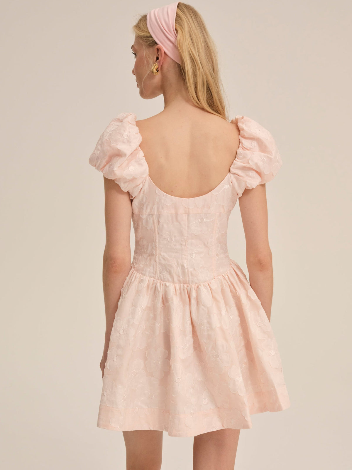 Florence Mini Dress - Peach
