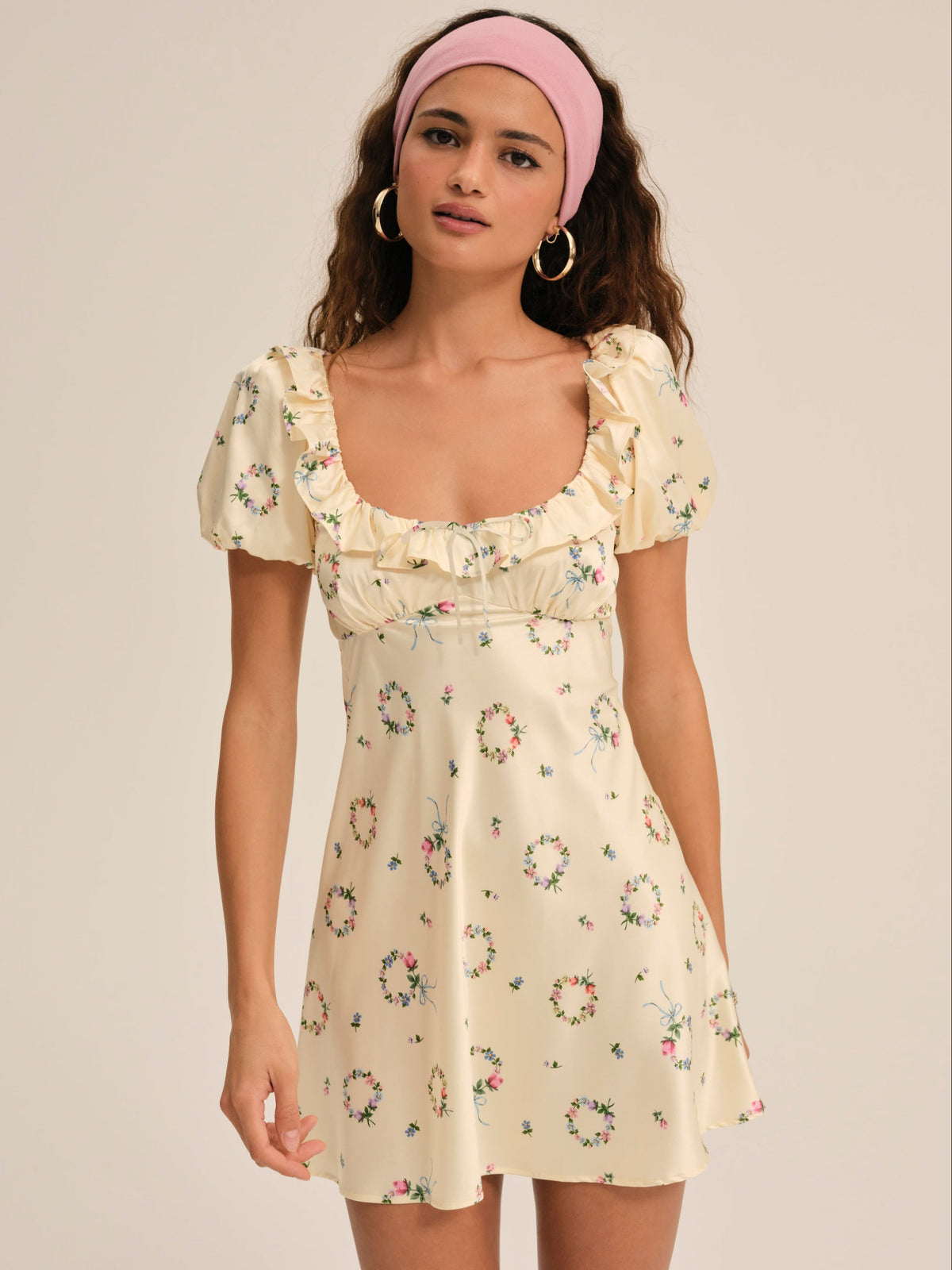 Jaida Mini Dress - Yellow