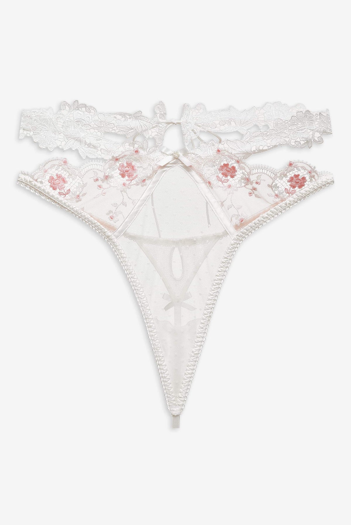 Le Fleur Thong Panty - Peach