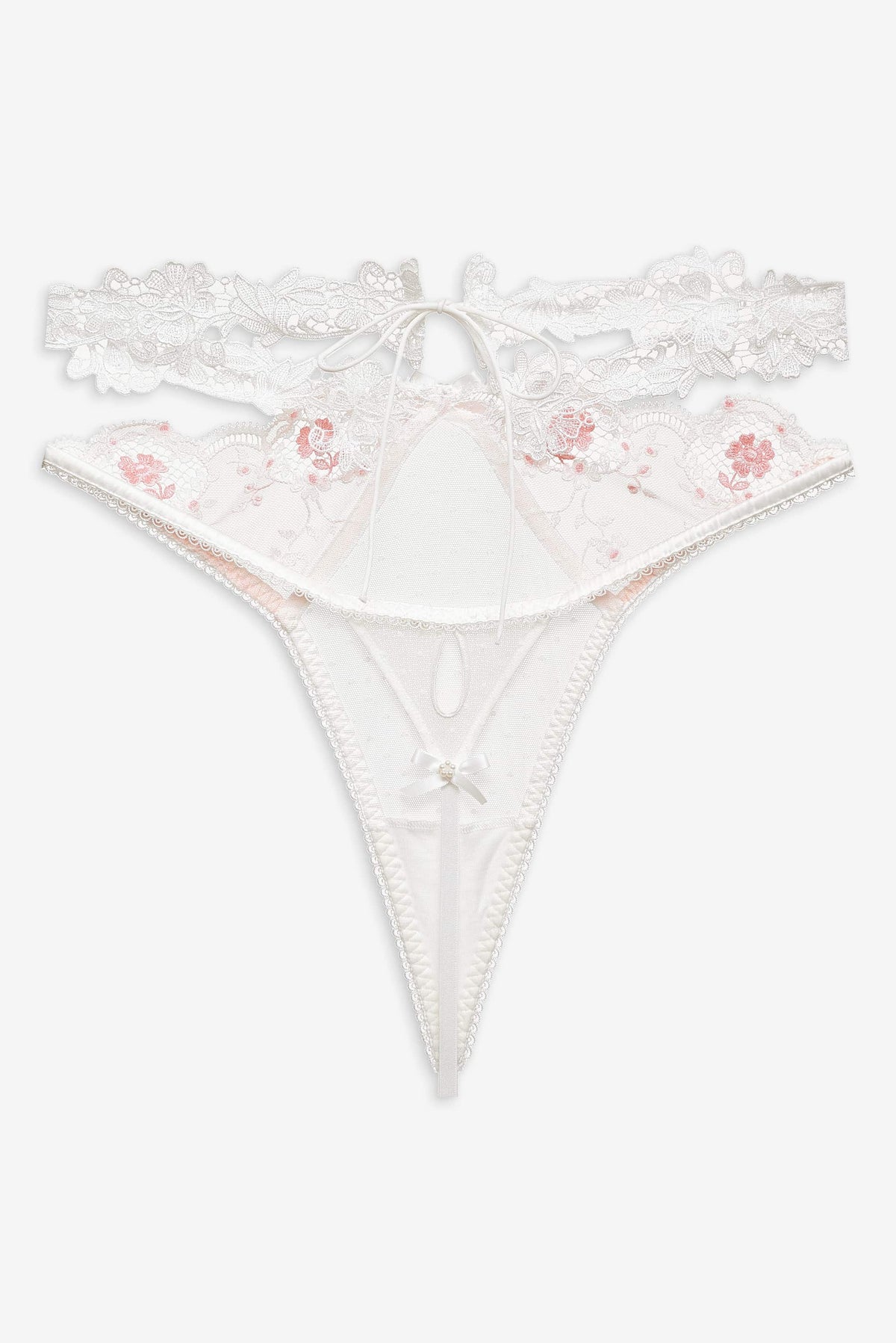 Le Fleur Thong Panty - Peach