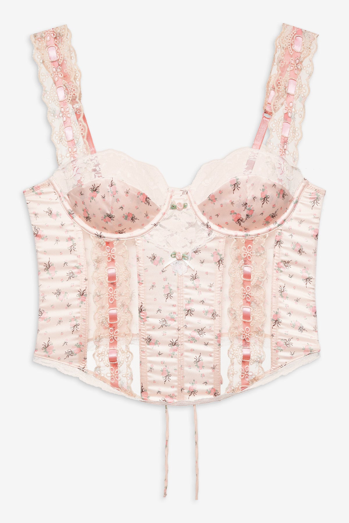 Peaches & Cream Bustier - Peach