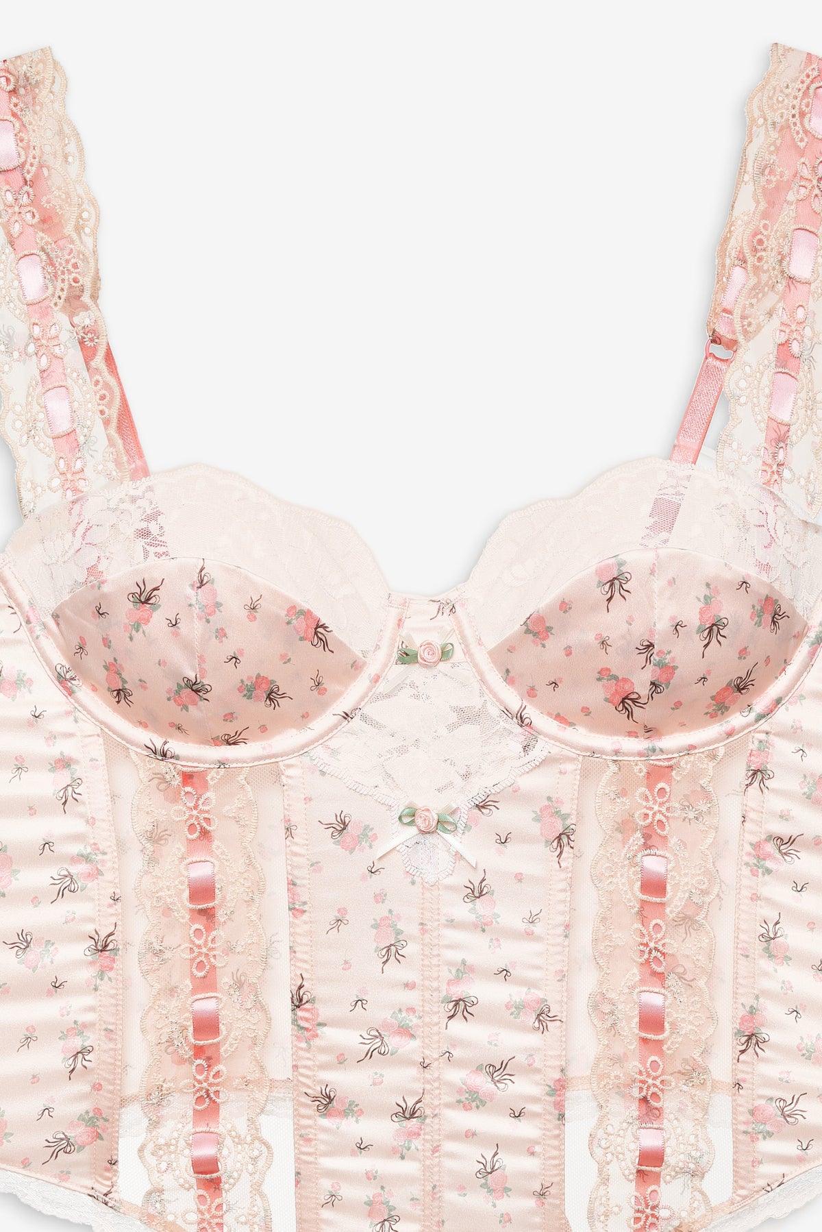 Peaches & Cream Bustier - Peach