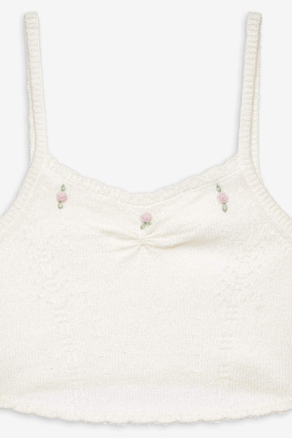 London Knit Cami Top - Cream
