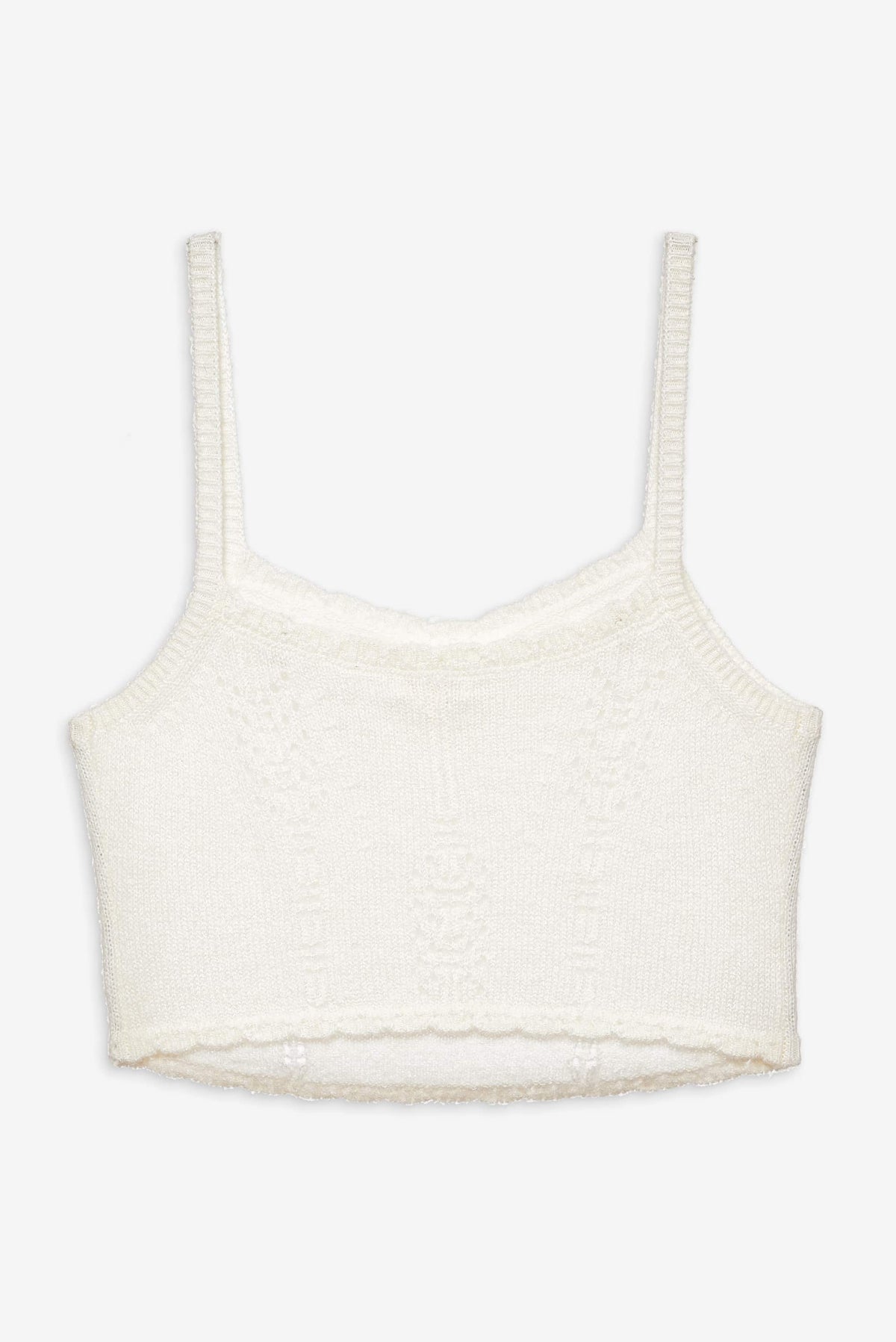 London Knit Cami Top - Cream