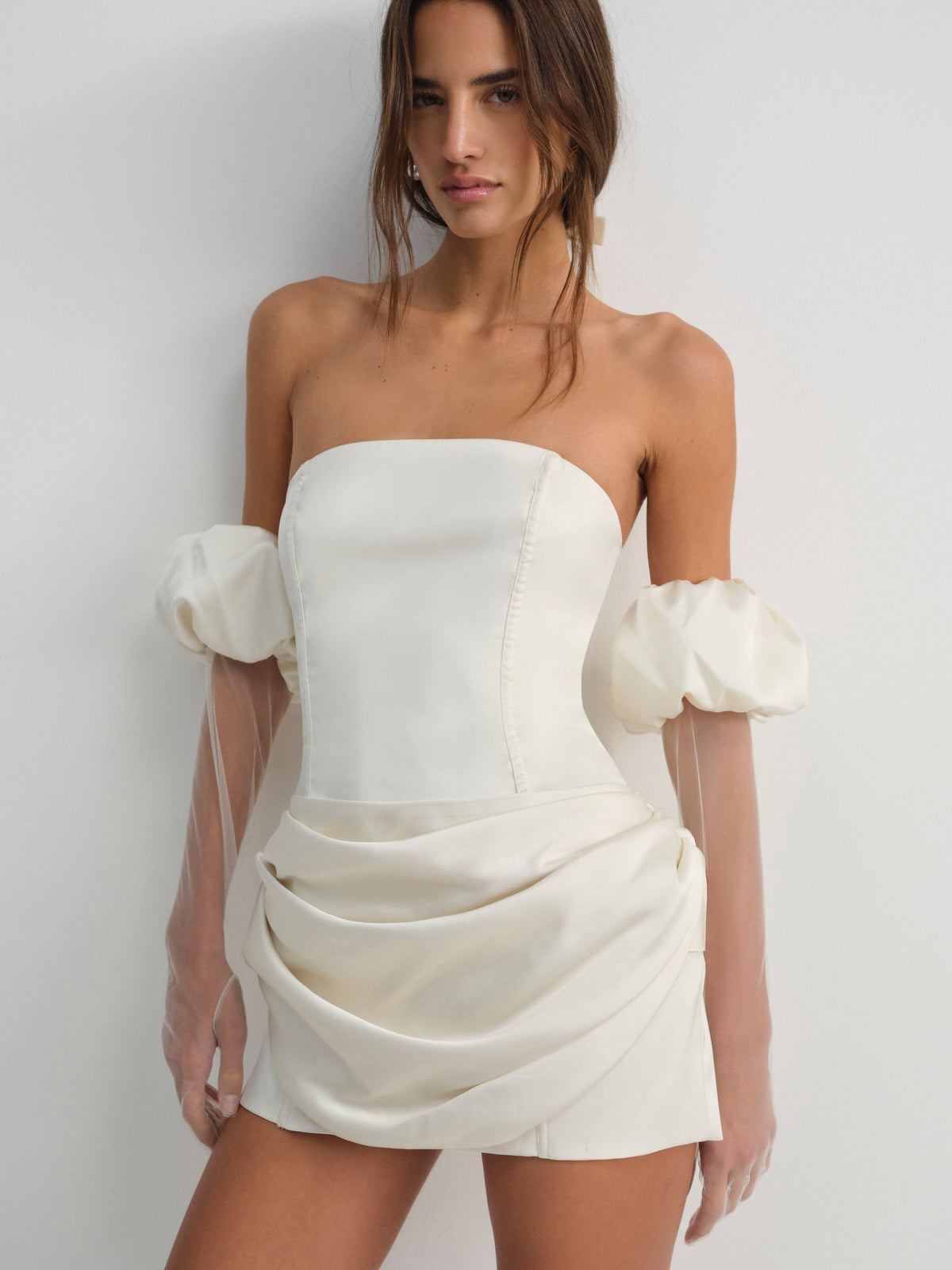Serena Mini Dress - Cream