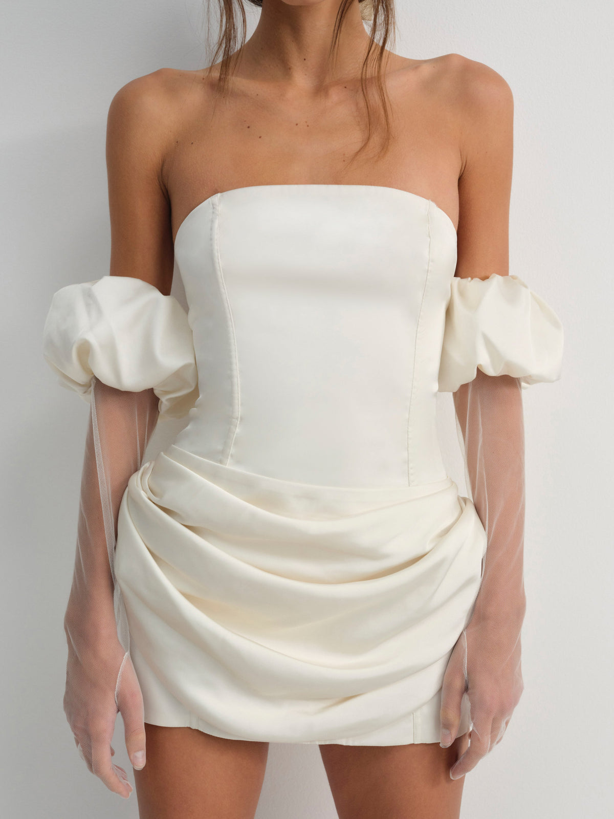 Serena Mini Dress - Cream